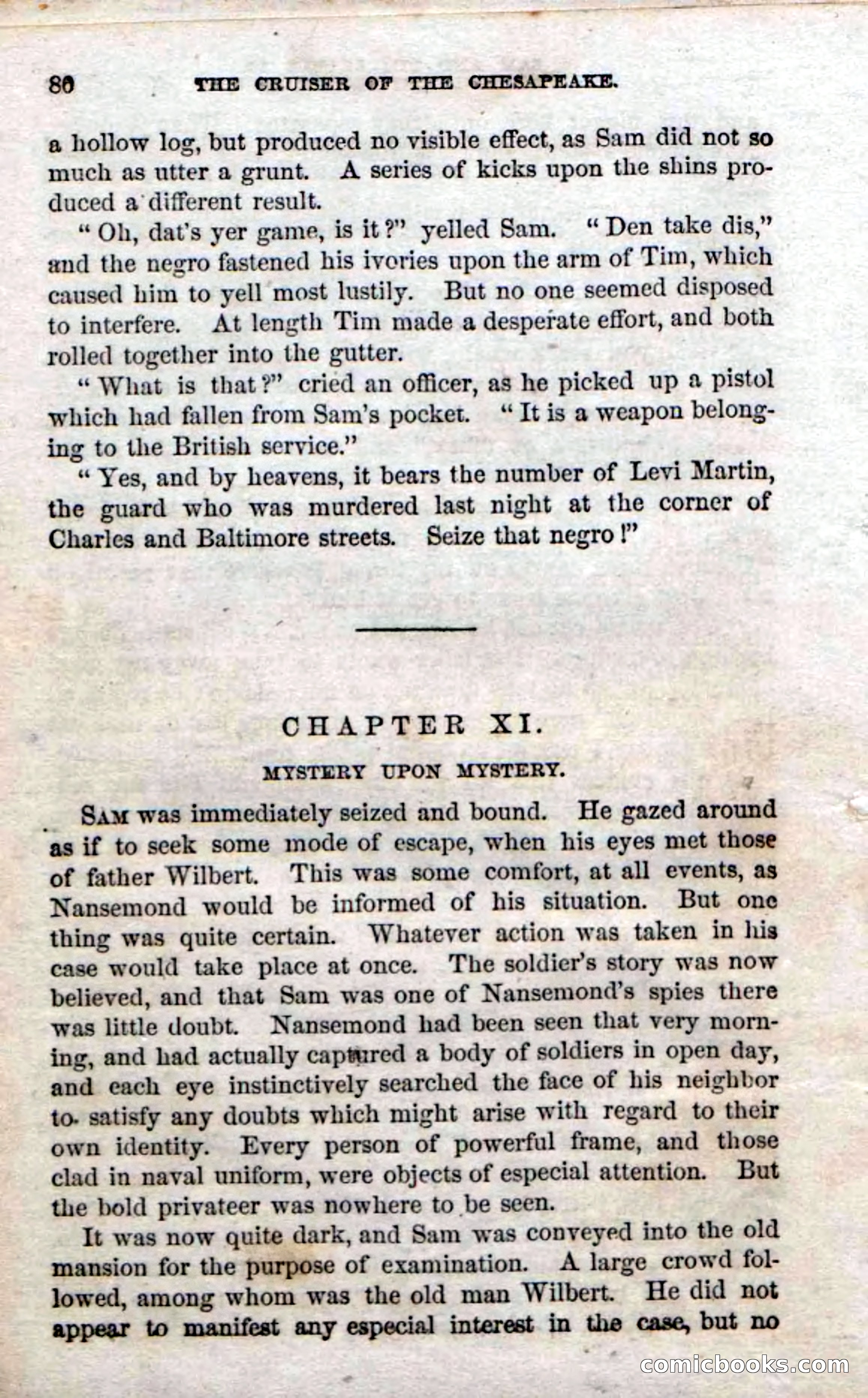 Beadle's Dime Novels No. 74: Cruiser of the Chesapeake — page 78 of 98