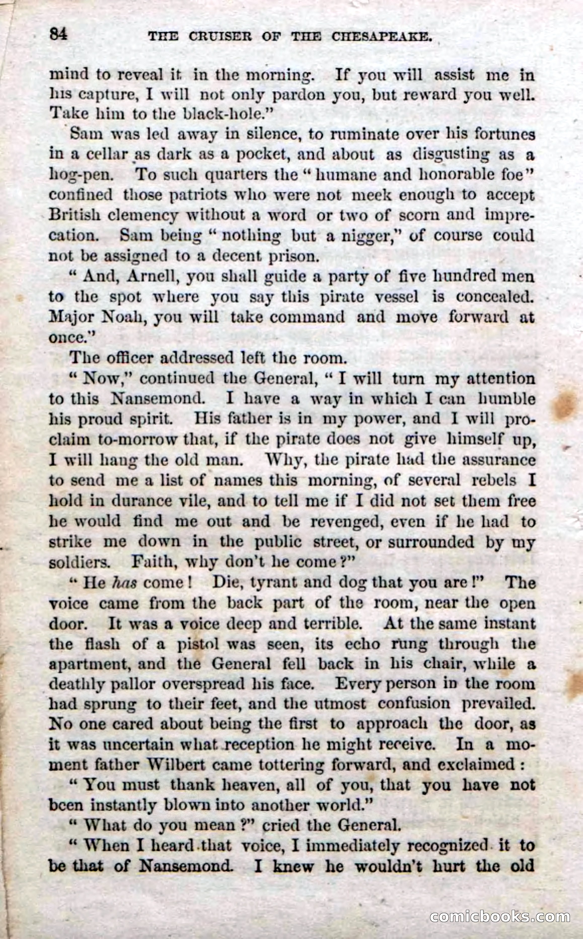 Beadle's Dime Novels No. 74: Cruiser of the Chesapeake — page 82 of 98
