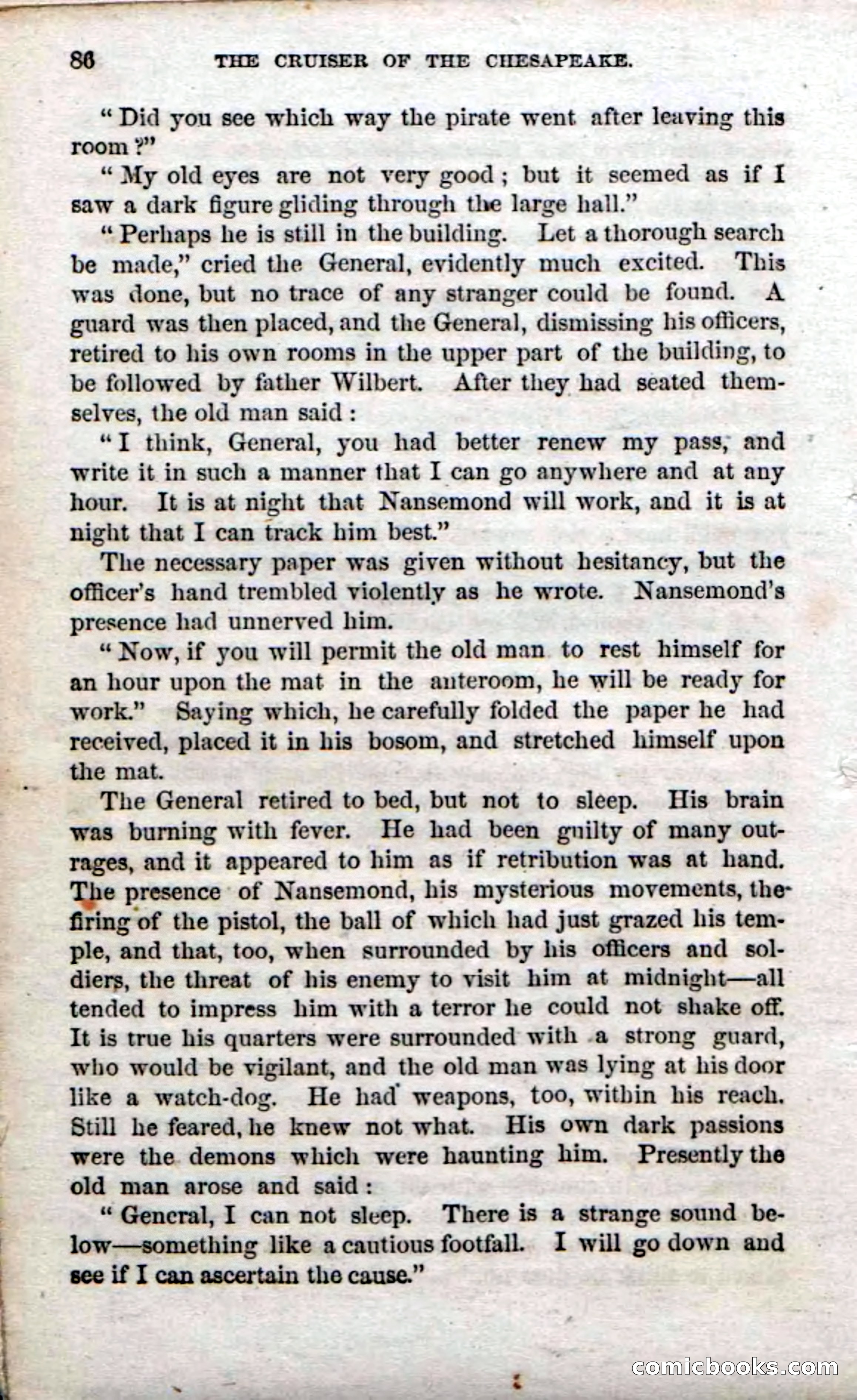 Beadle's Dime Novels No. 74: Cruiser of the Chesapeake — page 84 of 98