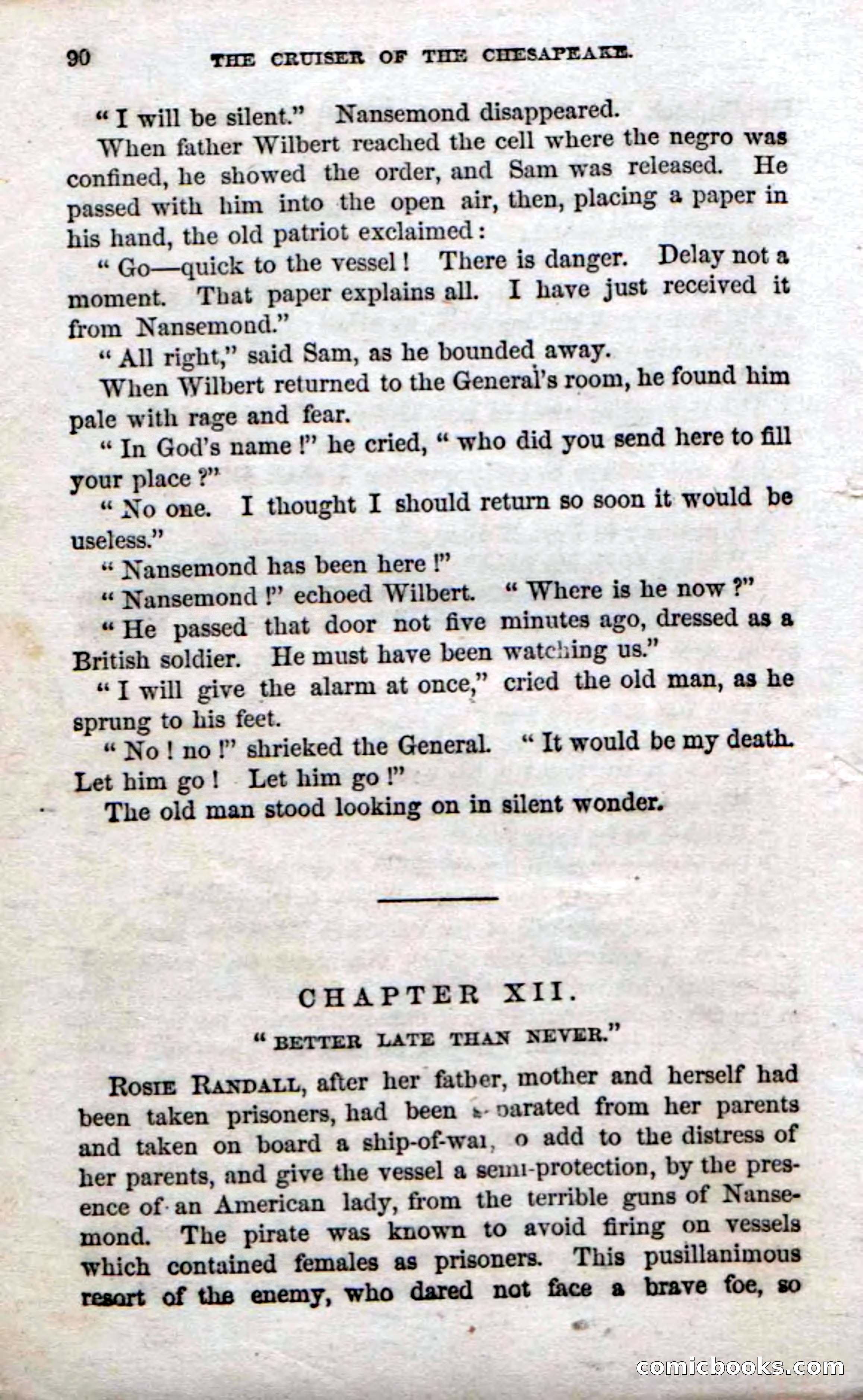 Beadle's Dime Novels No. 74: Cruiser of the Chesapeake — page 88 of 98