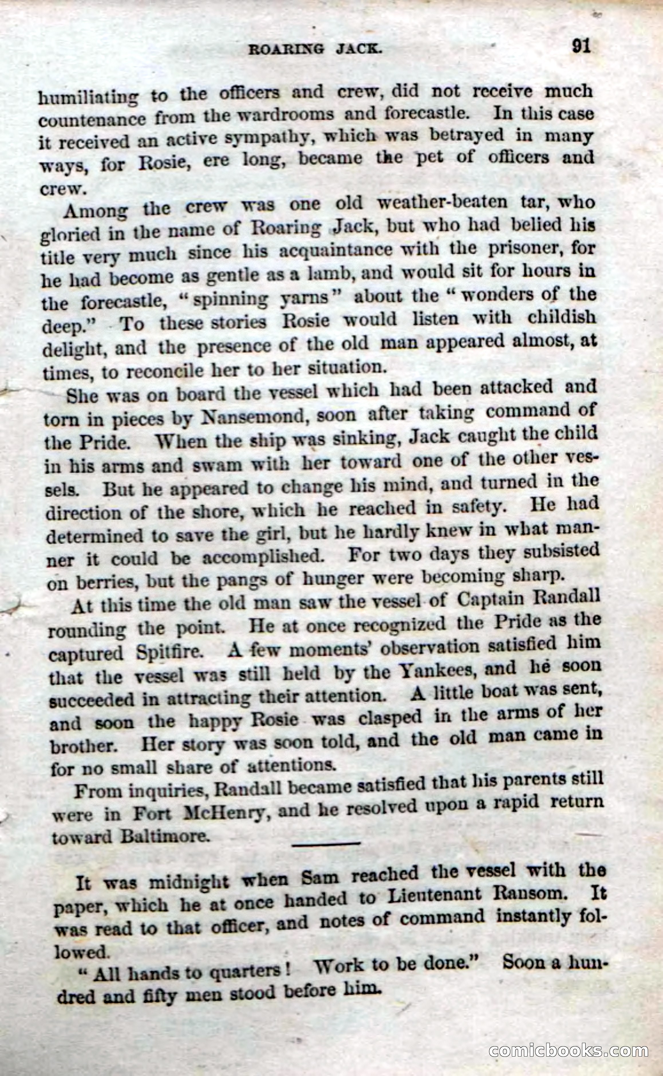 Beadle's Dime Novels No. 74: Cruiser of the Chesapeake — page 89 of 98