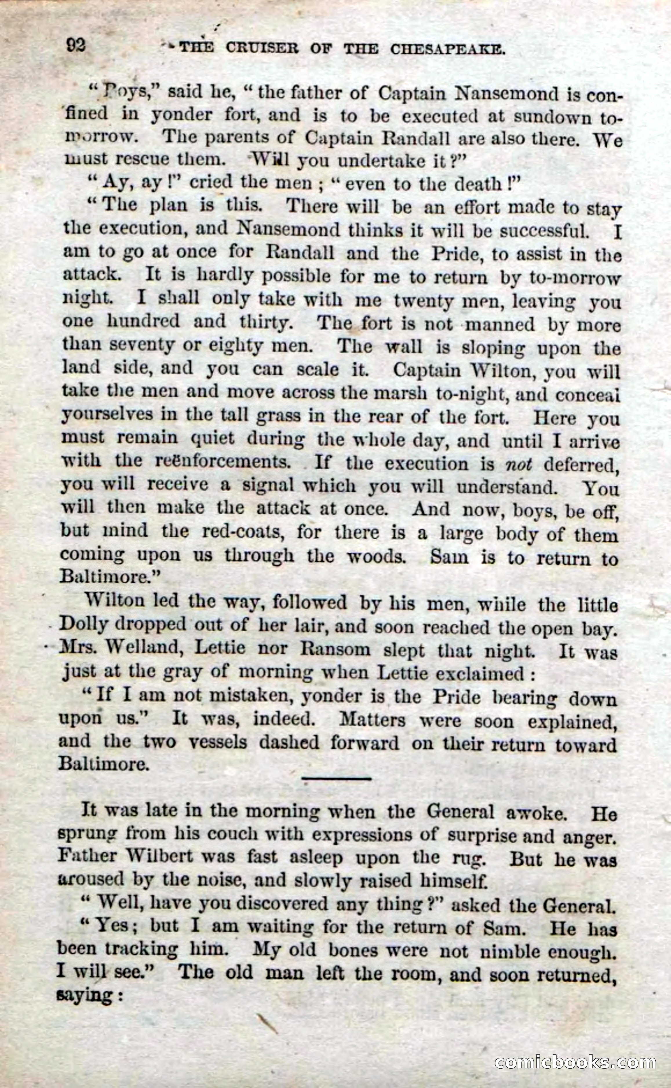 Beadle's Dime Novels No. 74: Cruiser of the Chesapeake — page 90 of 98