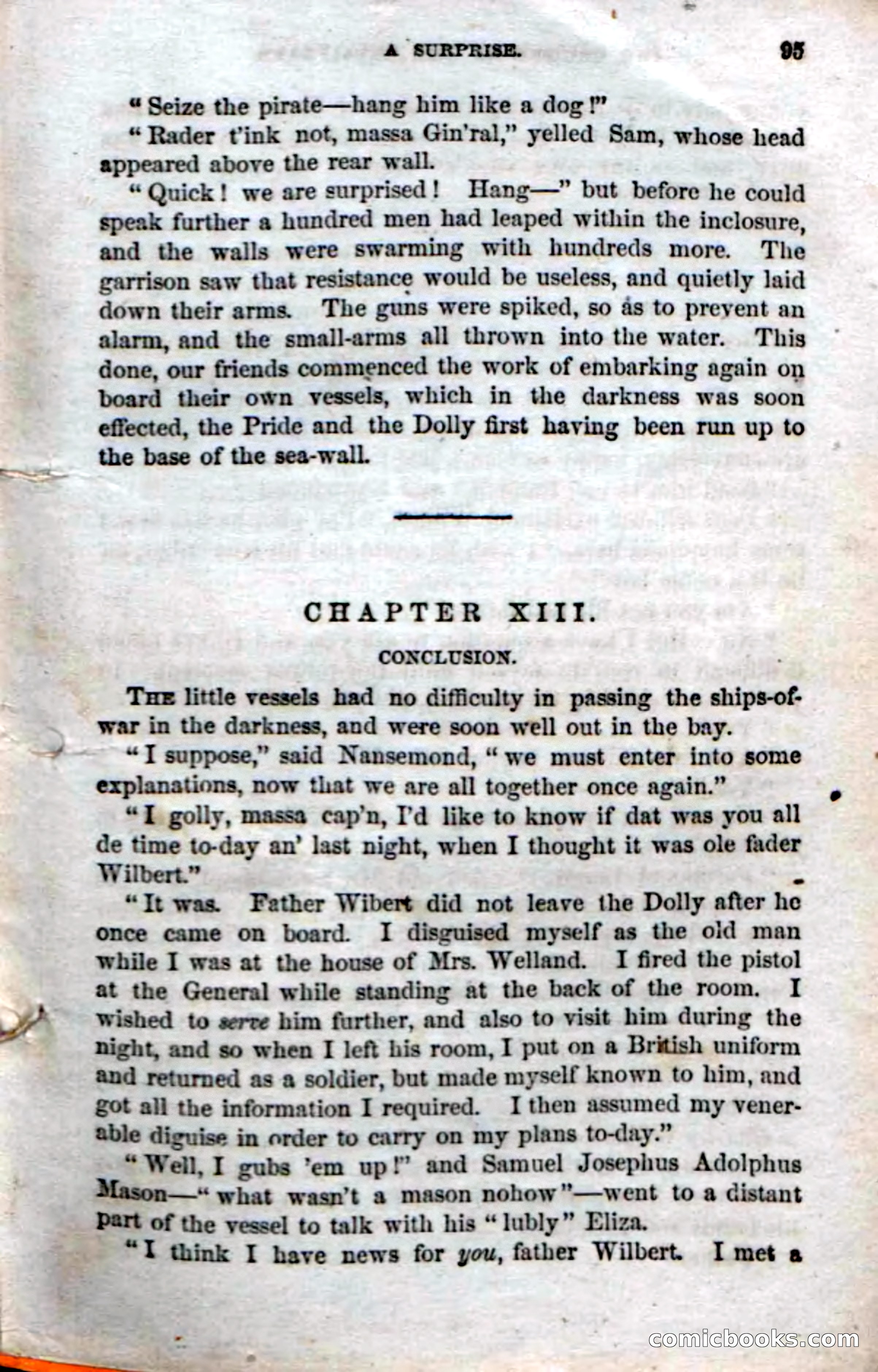 Beadle's Dime Novels No. 74: Cruiser of the Chesapeake — page 93 of 98