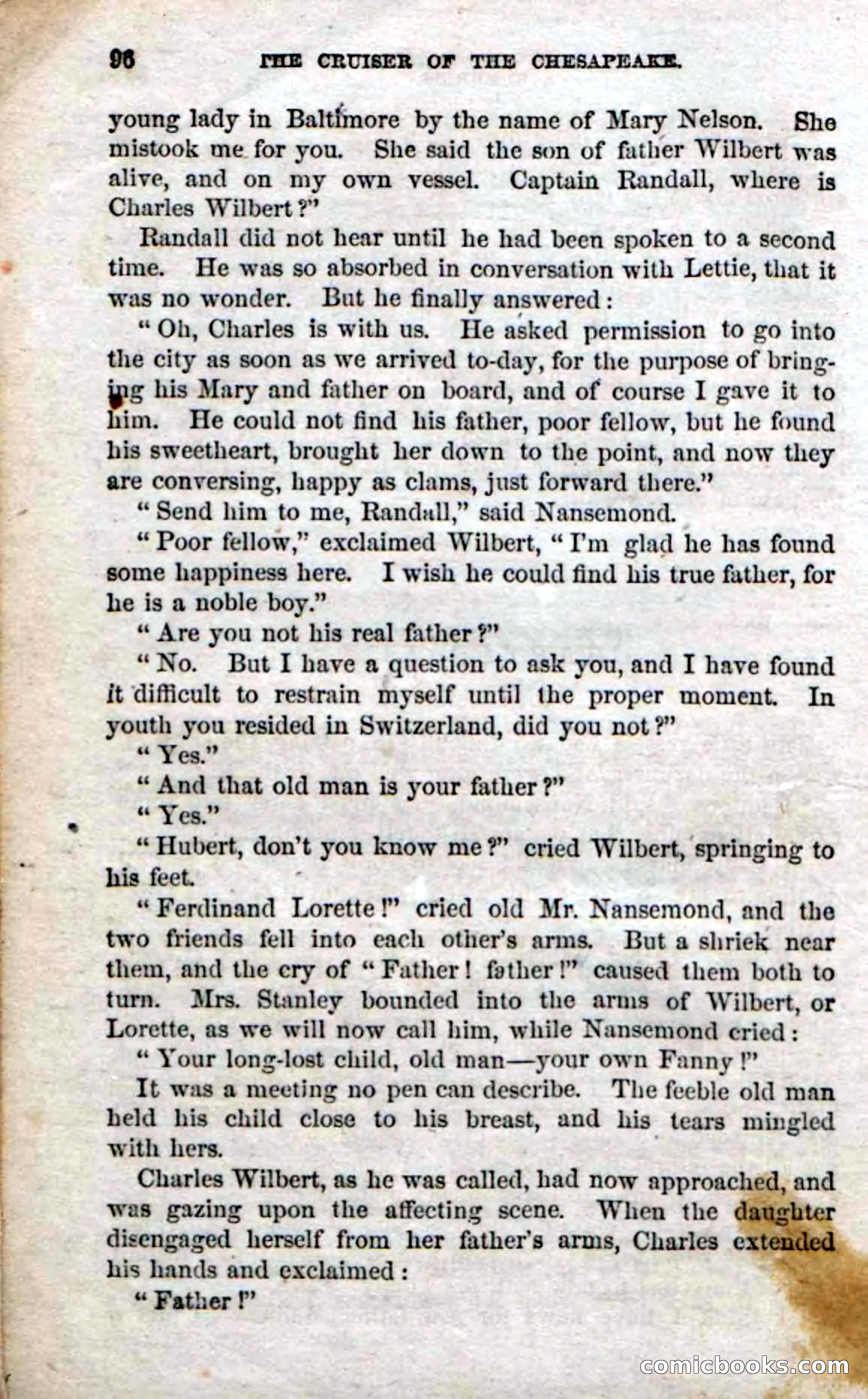 Beadle's Dime Novels No. 74: Cruiser of the Chesapeake — page 94 of 98