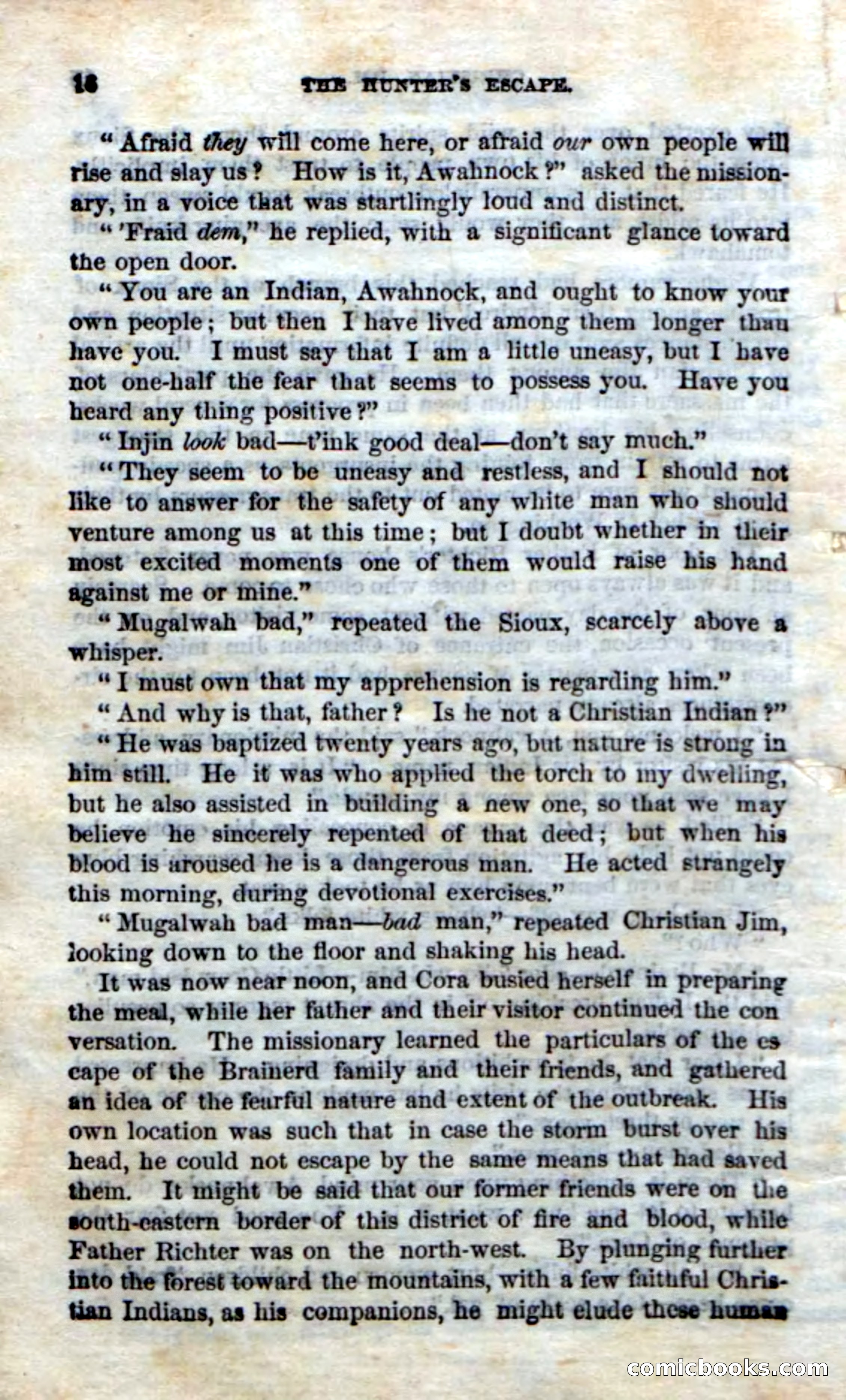 Beadle's Dime Novels No. 75: The Hunter's Escape — page 14 of 98