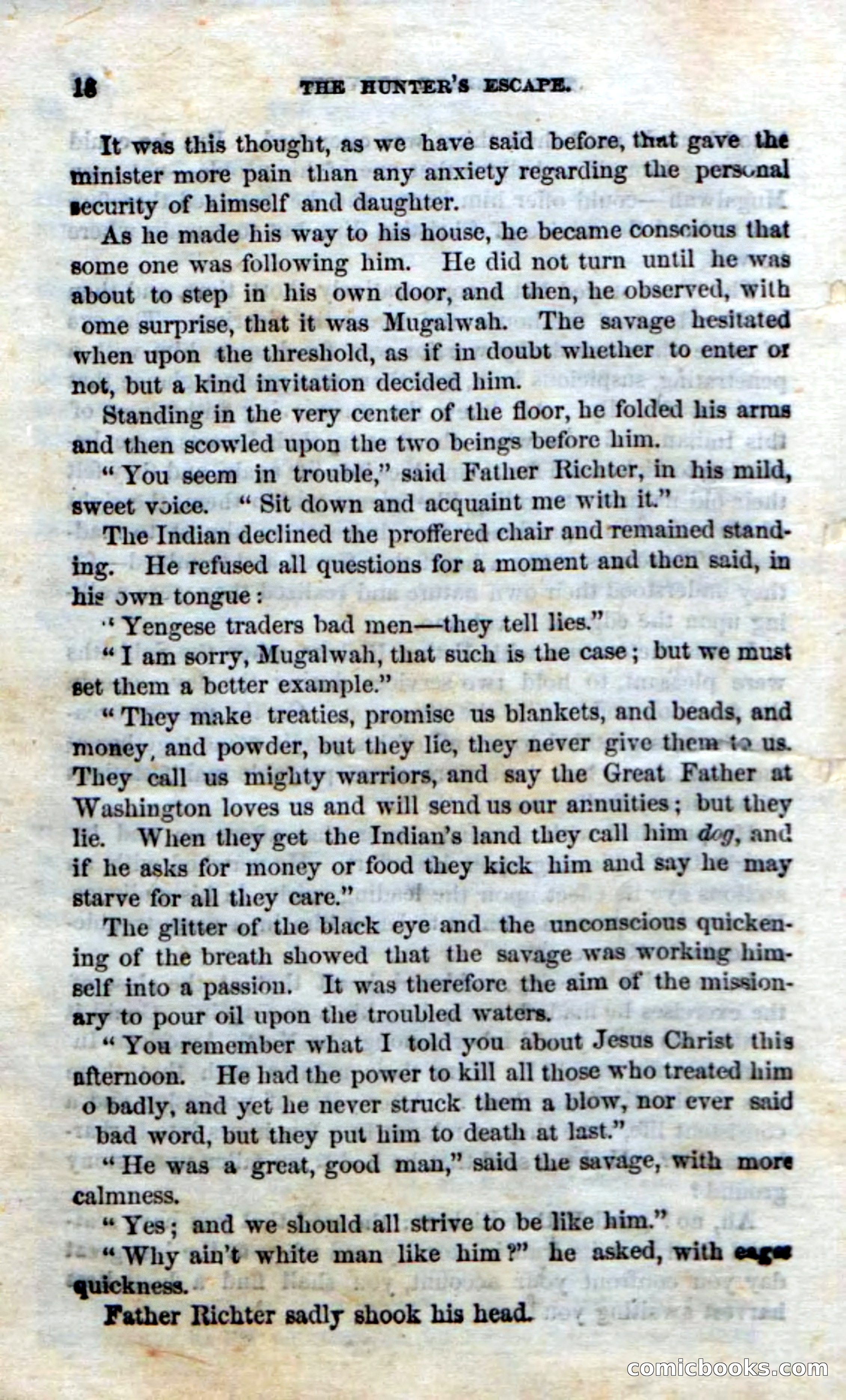 Beadle's Dime Novels No. 75: The Hunter's Escape — page 16 of 98