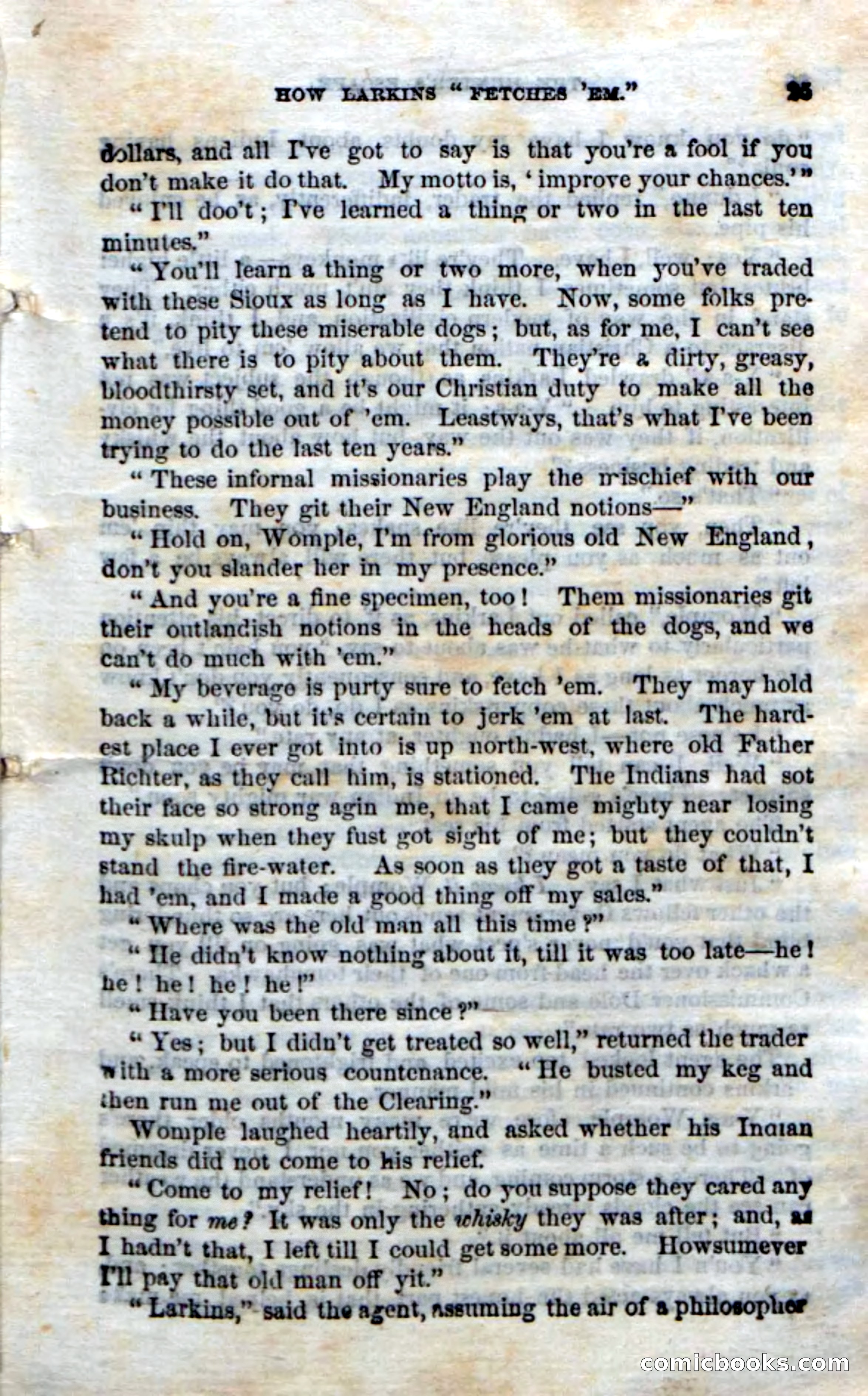 Beadle's Dime Novels No. 75: The Hunter's Escape — page 23 of 98