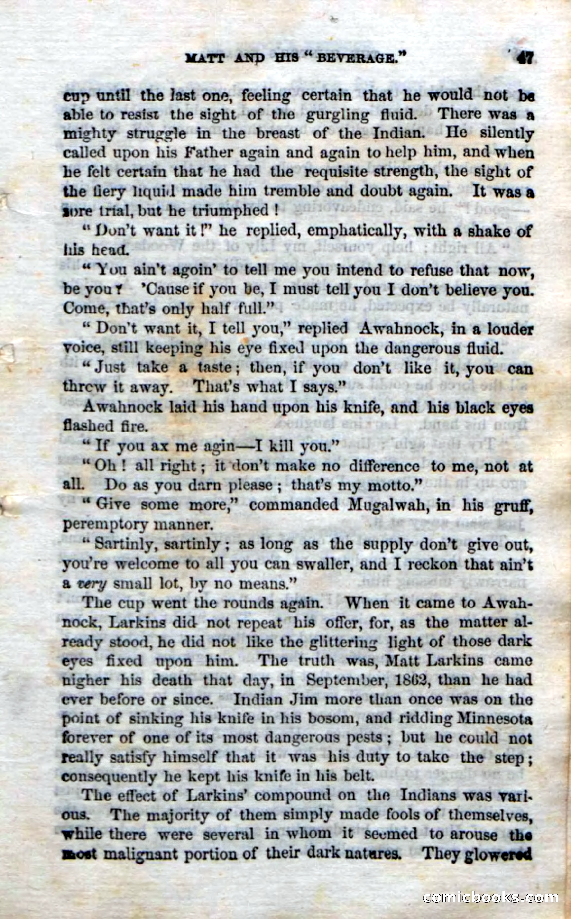 Beadle's Dime Novels No. 75: The Hunter's Escape — page 45 of 98