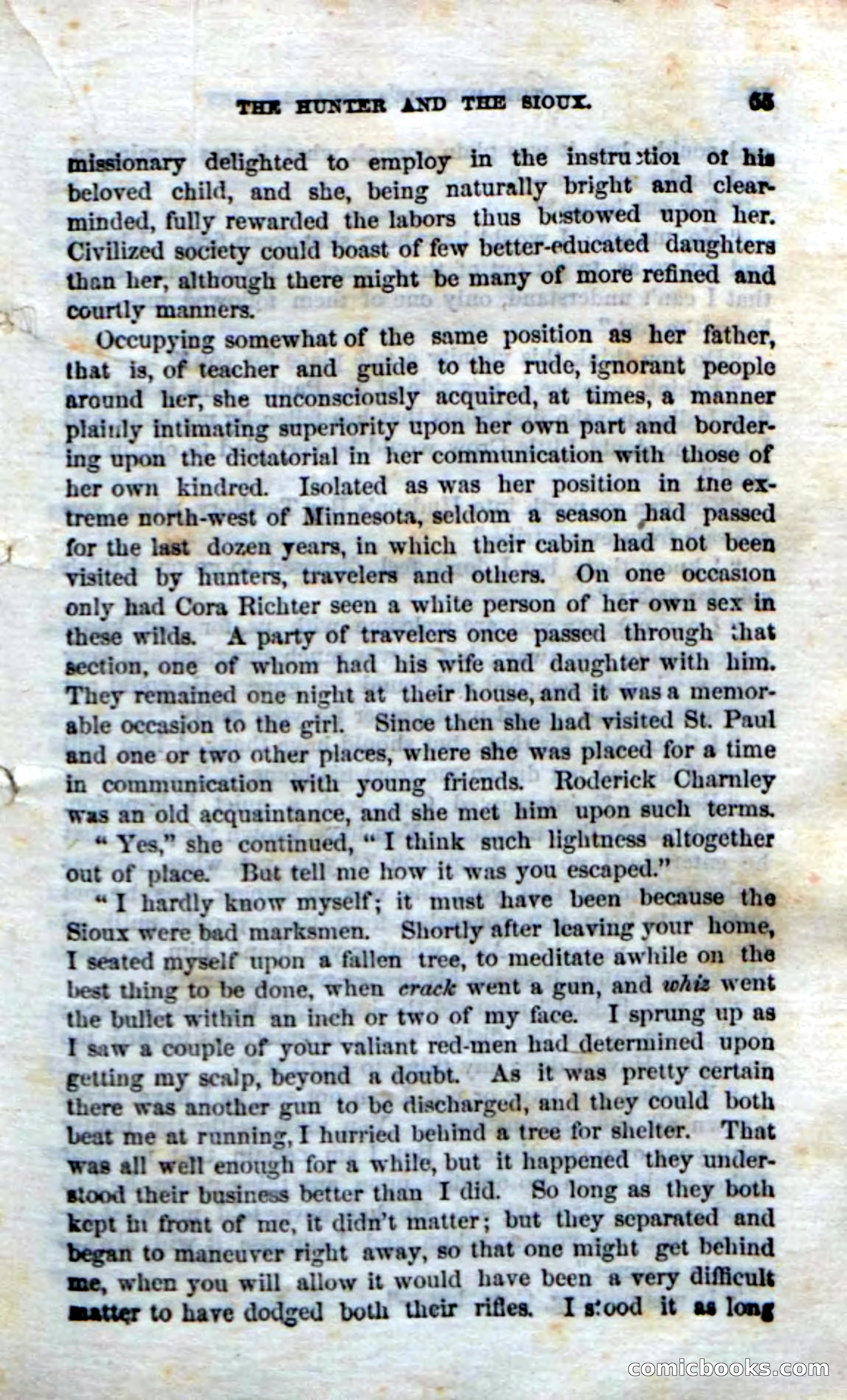 Beadle's Dime Novels No. 75: The Hunter's Escape — page 53 of 98