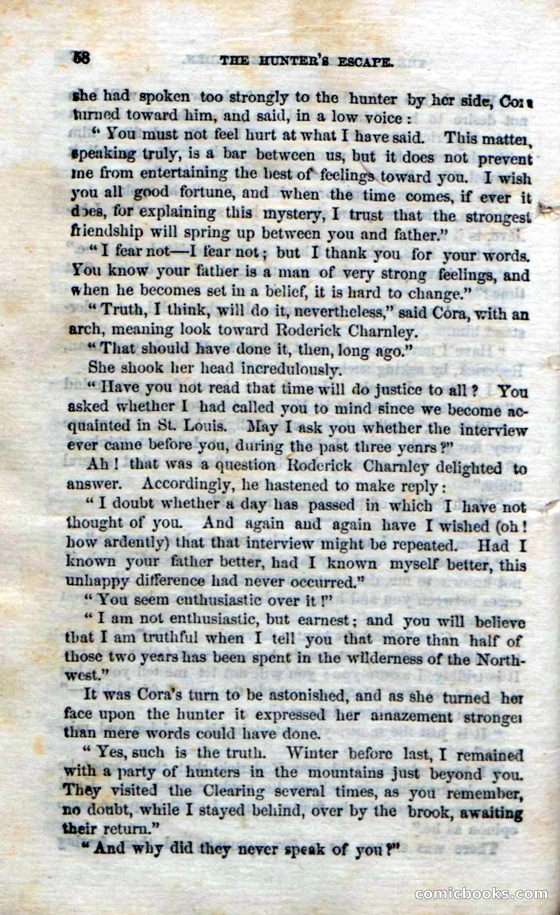 Beadle's Dime Novels No. 75: The Hunter's Escape — page 56 of 98