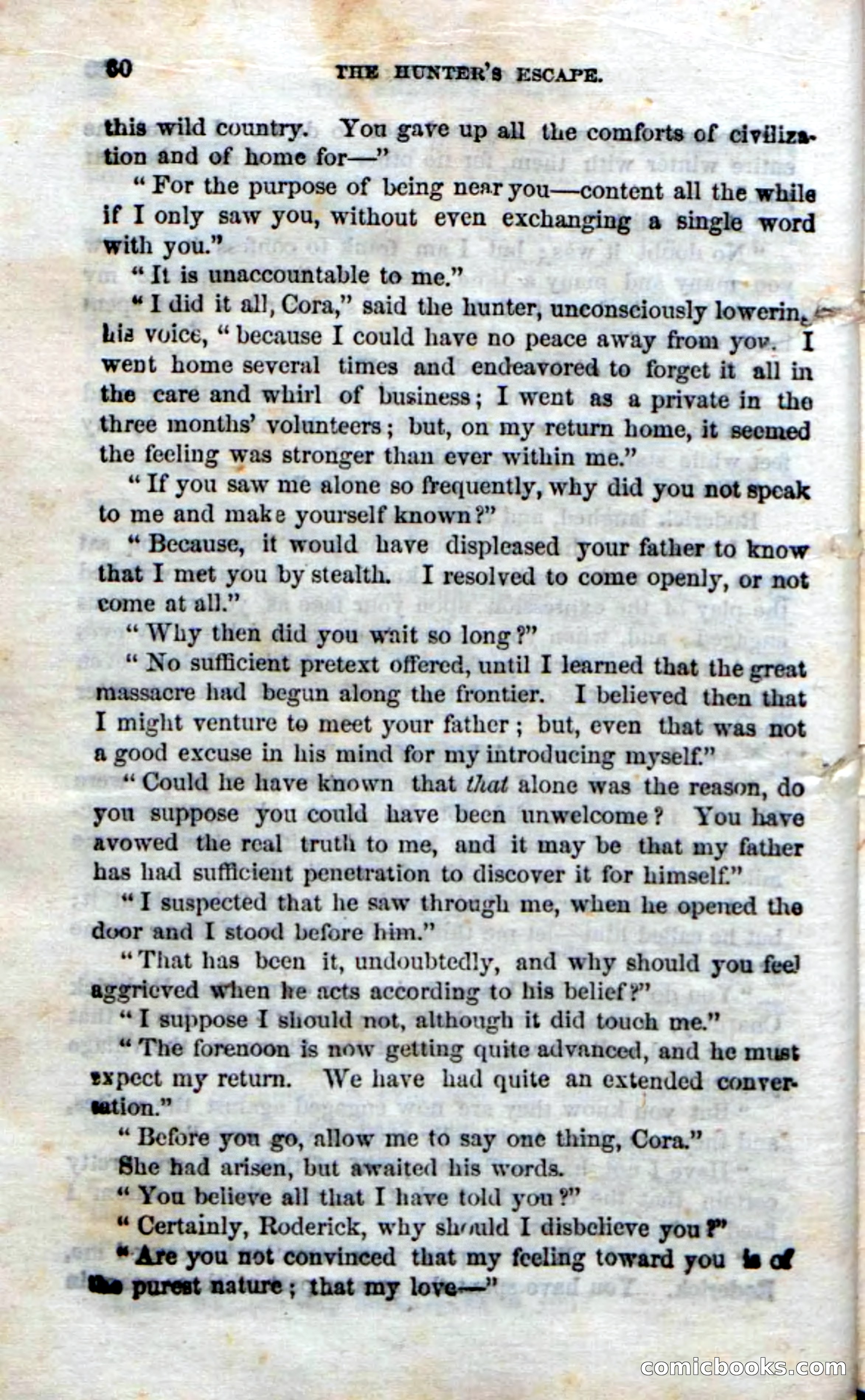 Beadle's Dime Novels No. 75: The Hunter's Escape — page 58 of 98