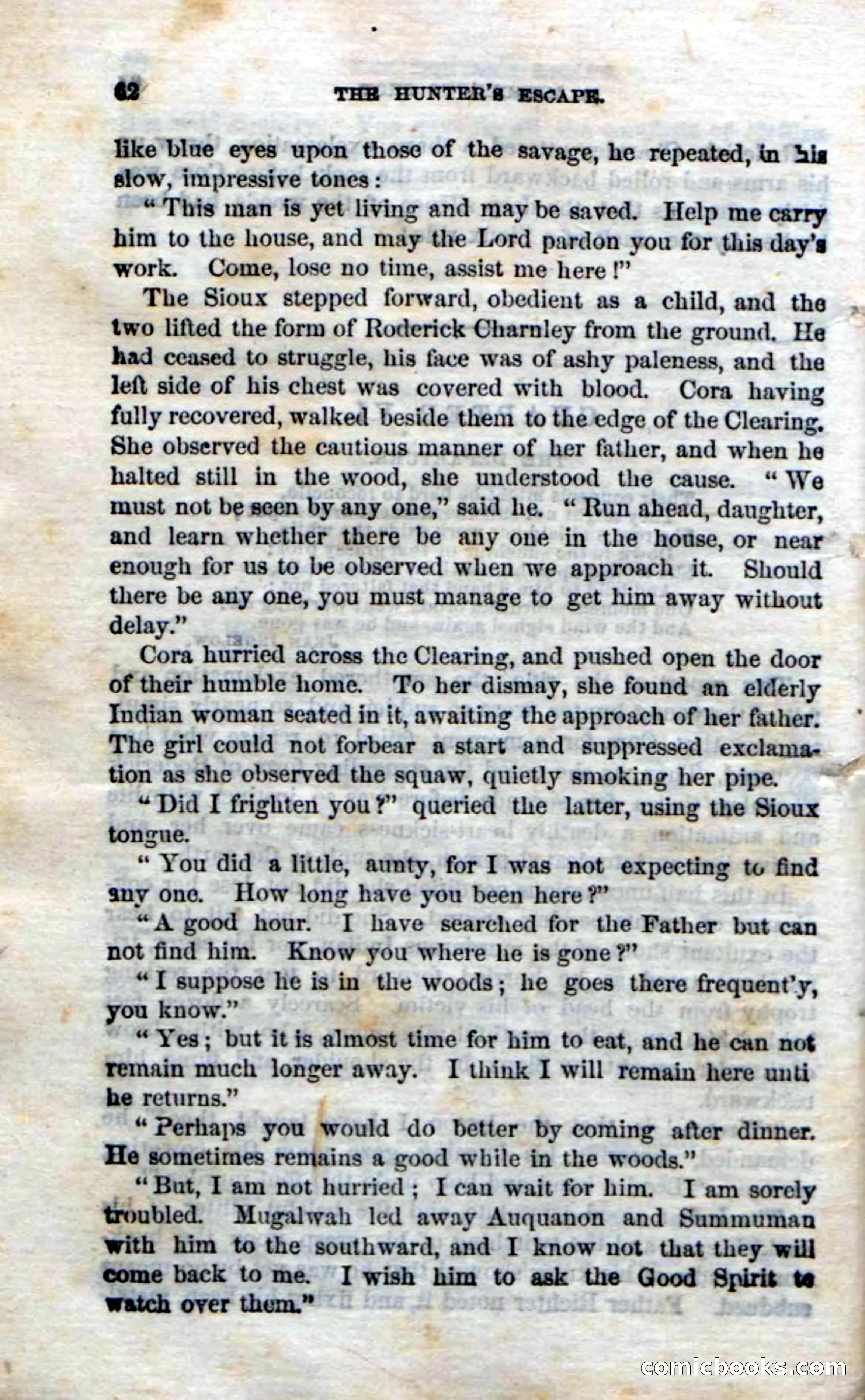 Beadle's Dime Novels No. 75: The Hunter's Escape — page 60 of 98