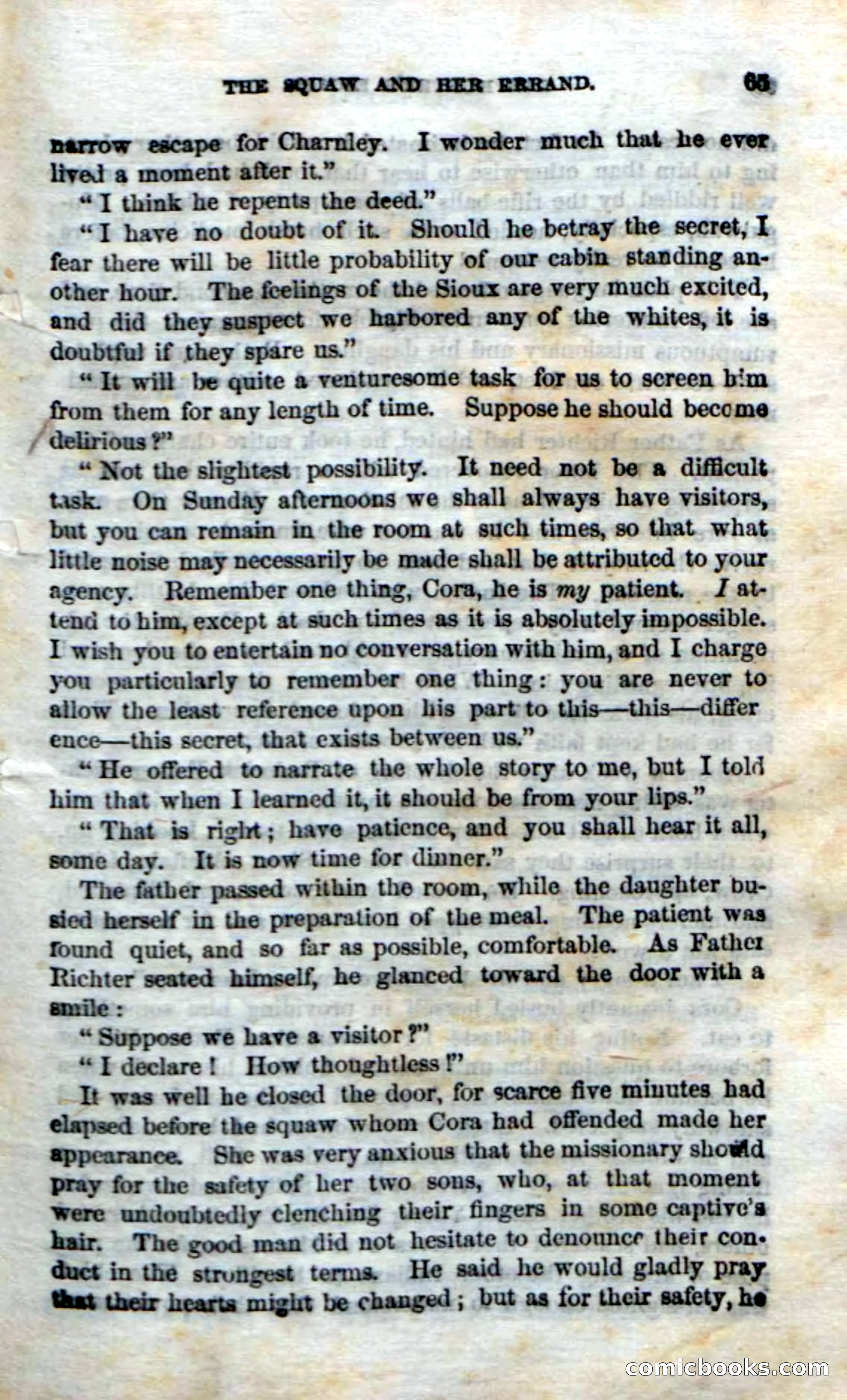 Beadle's Dime Novels No. 75: The Hunter's Escape — page 63 of 98