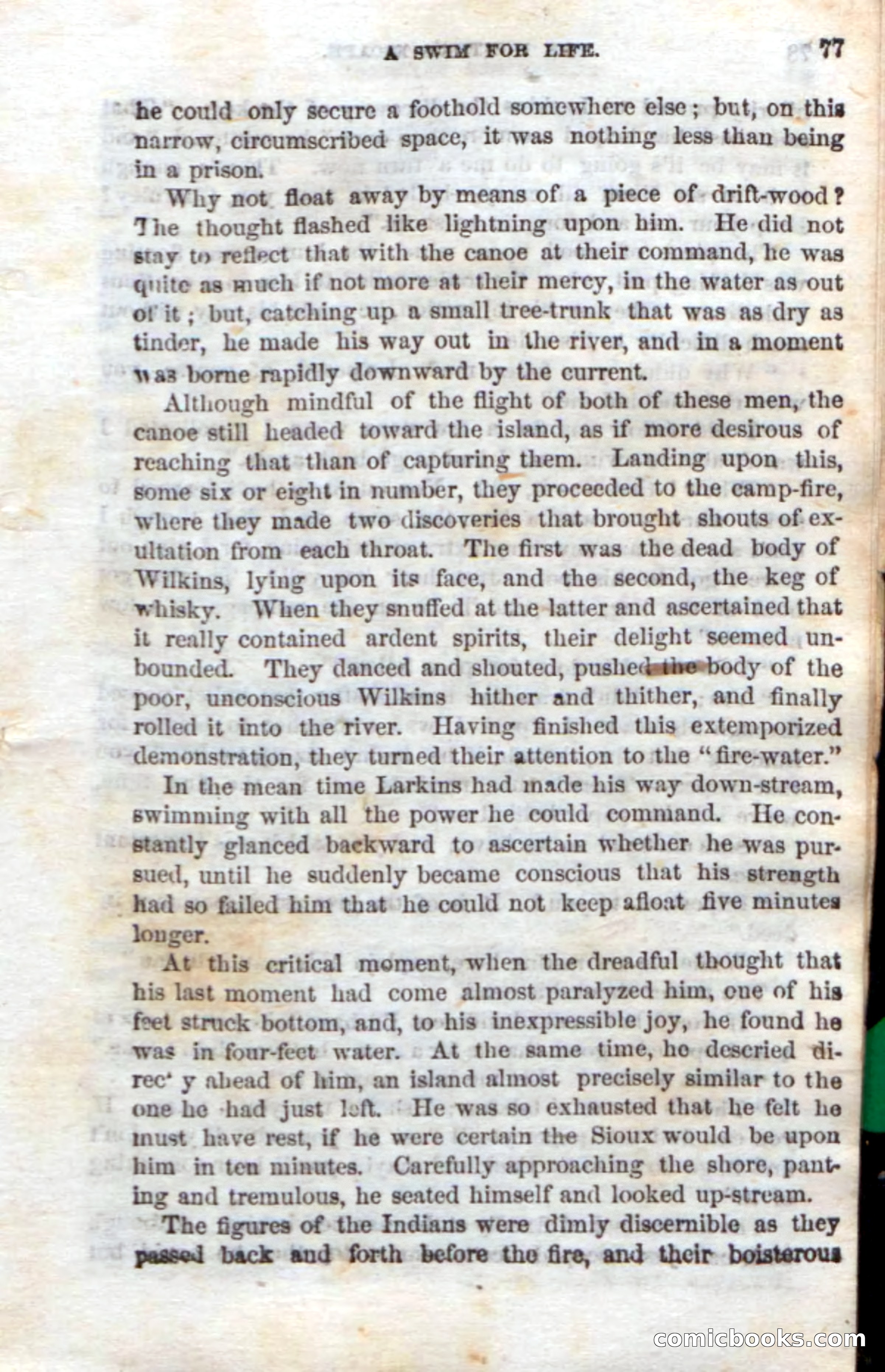 Beadle's Dime Novels No. 75: The Hunter's Escape — page 75 of 98