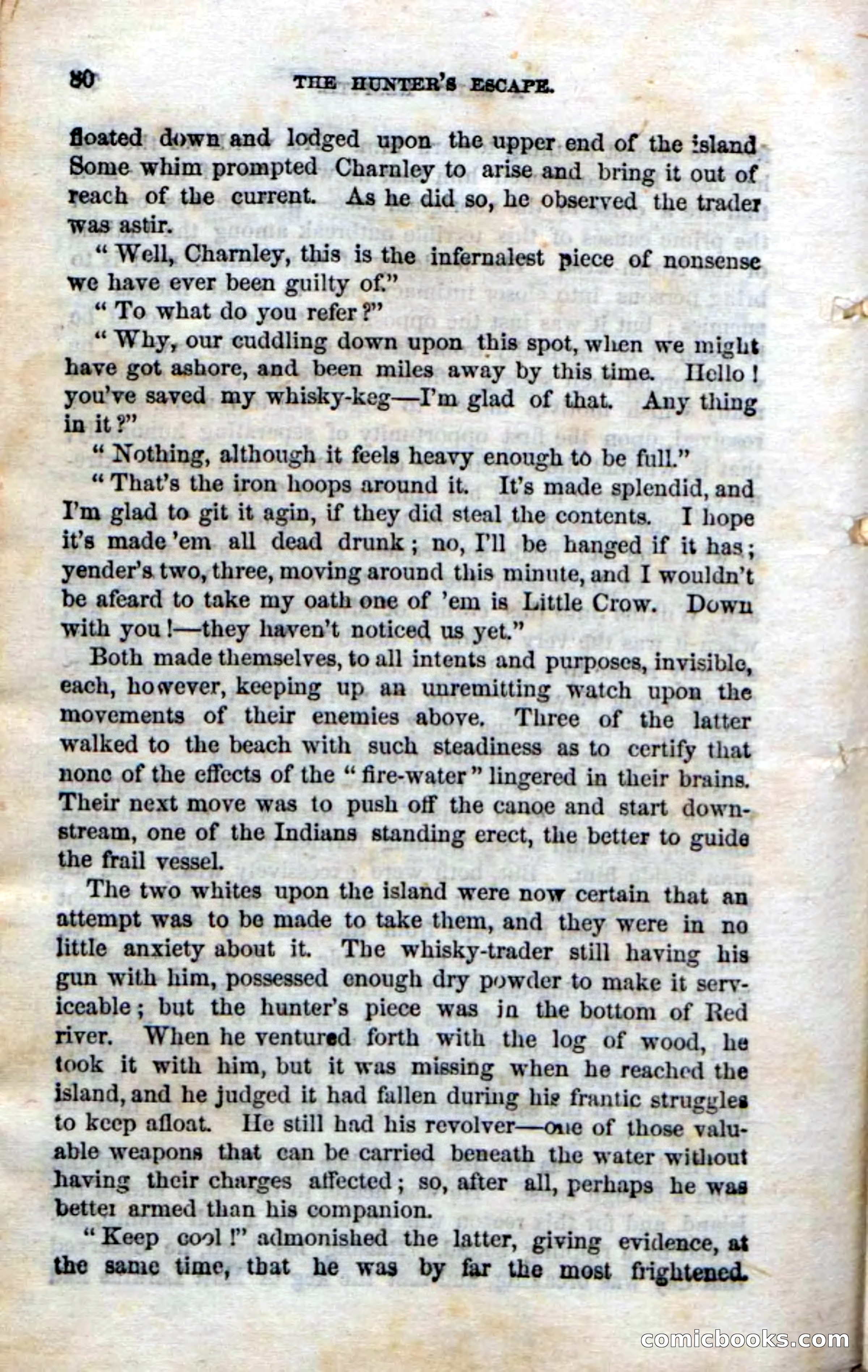 Beadle's Dime Novels No. 75: The Hunter's Escape — page 78 of 98