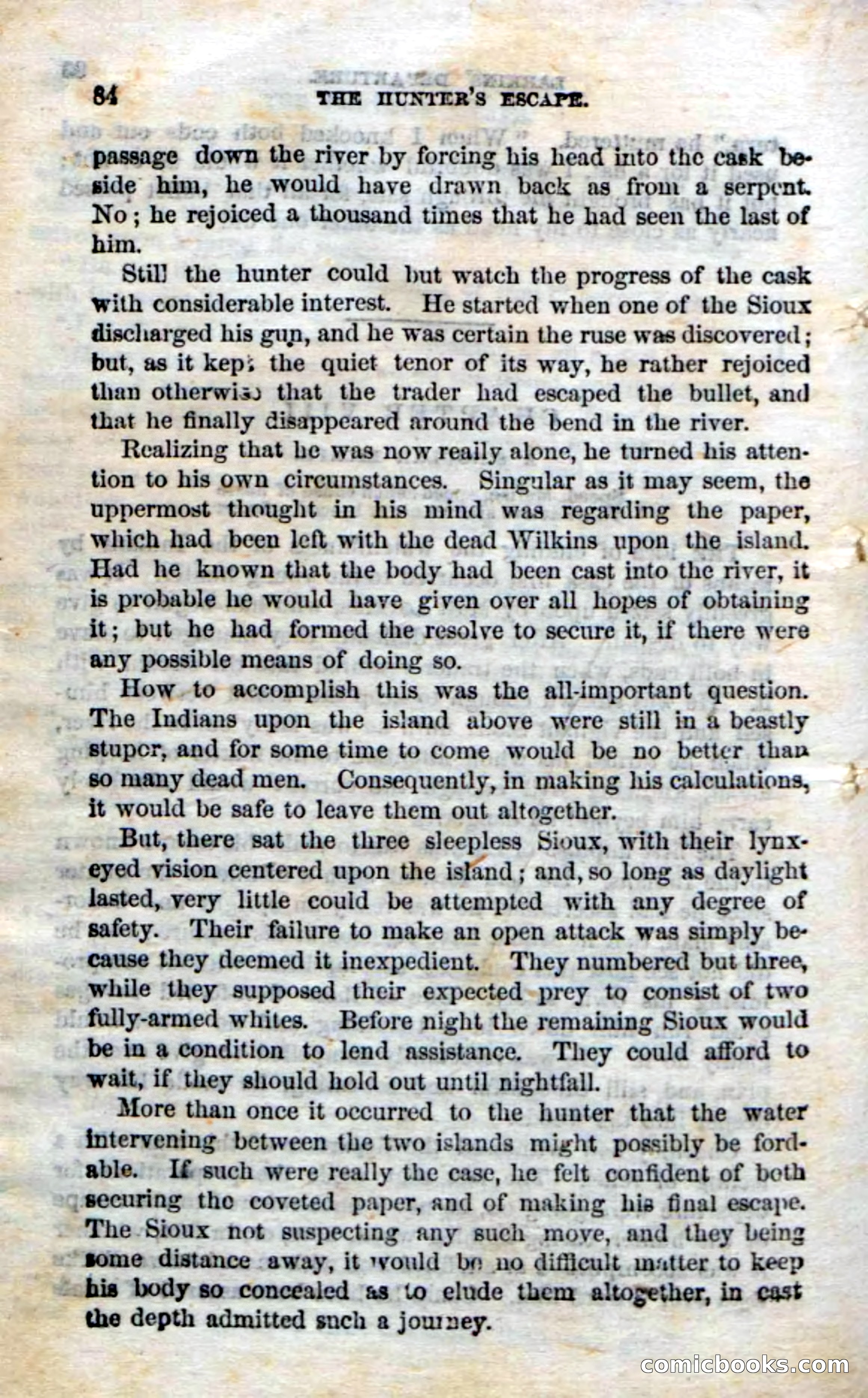 Beadle's Dime Novels No. 75: The Hunter's Escape — page 82 of 98