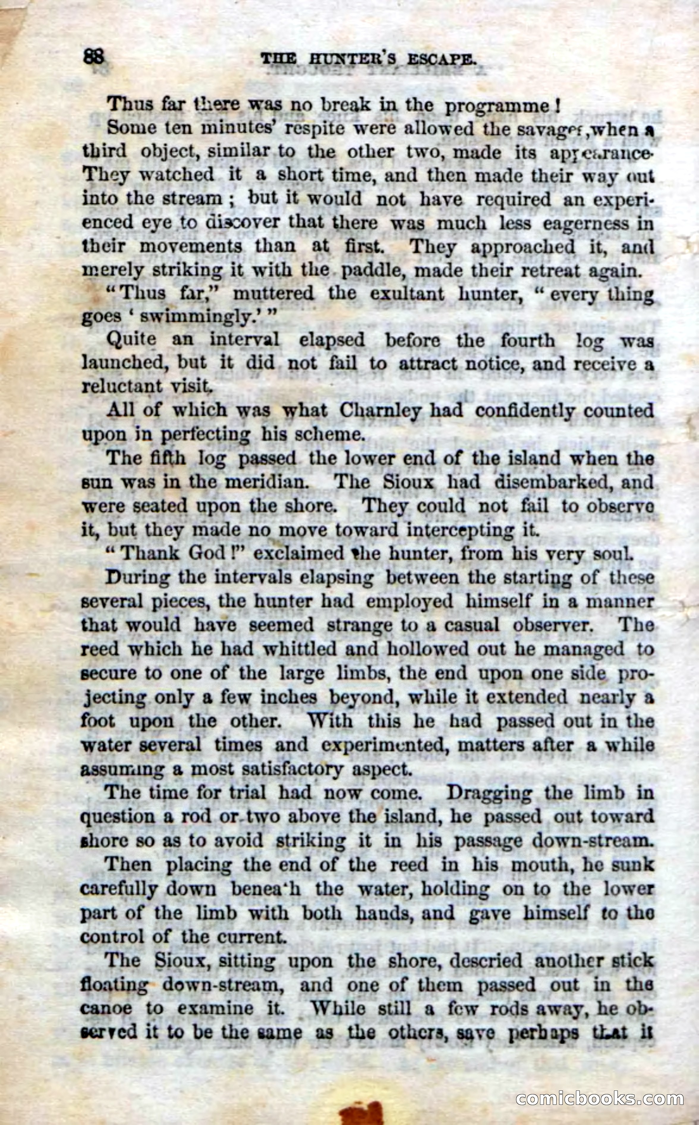 Beadle's Dime Novels No. 75: The Hunter's Escape — page 86 of 98