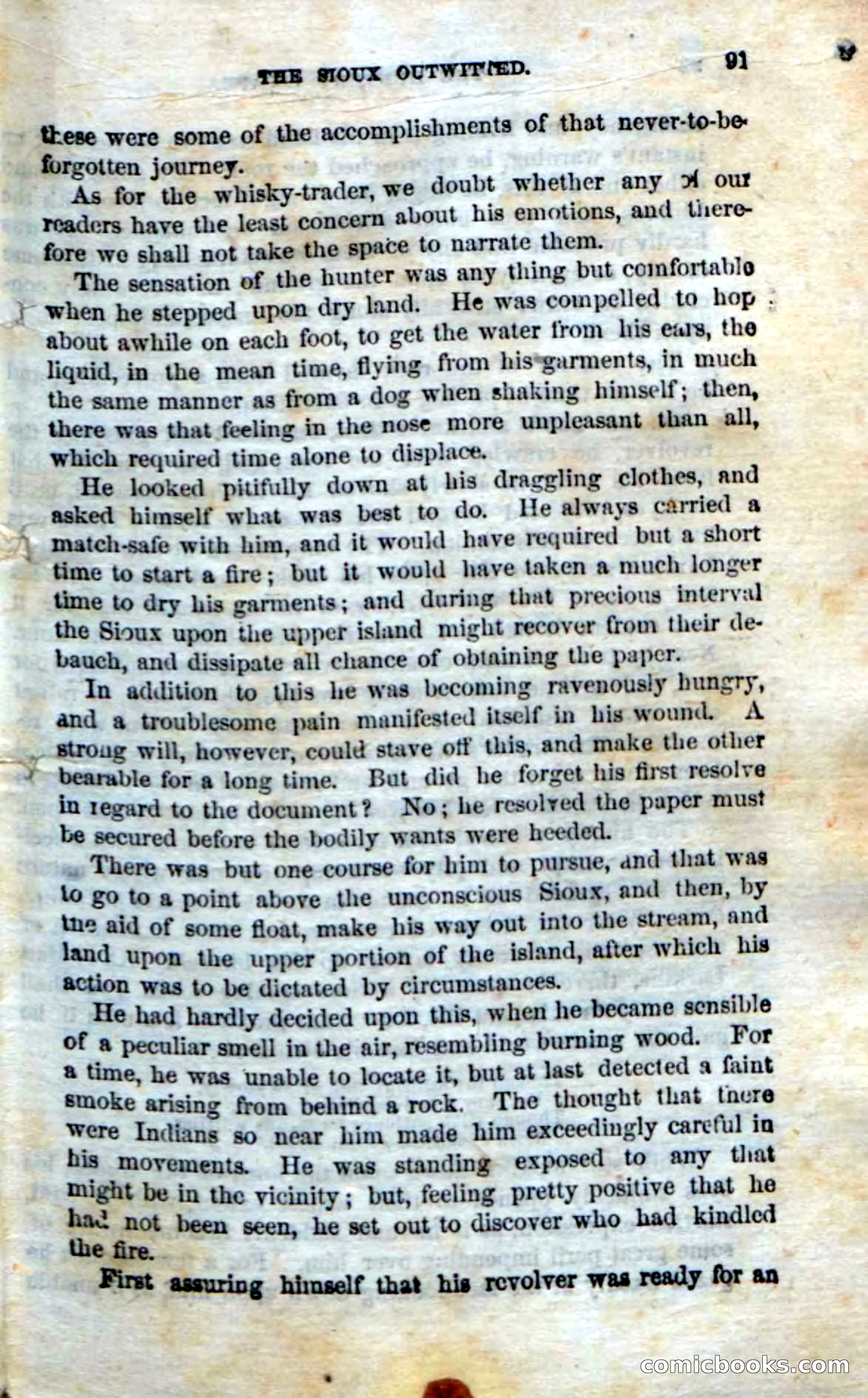 Beadle's Dime Novels No. 75: The Hunter's Escape — page 89 of 98
