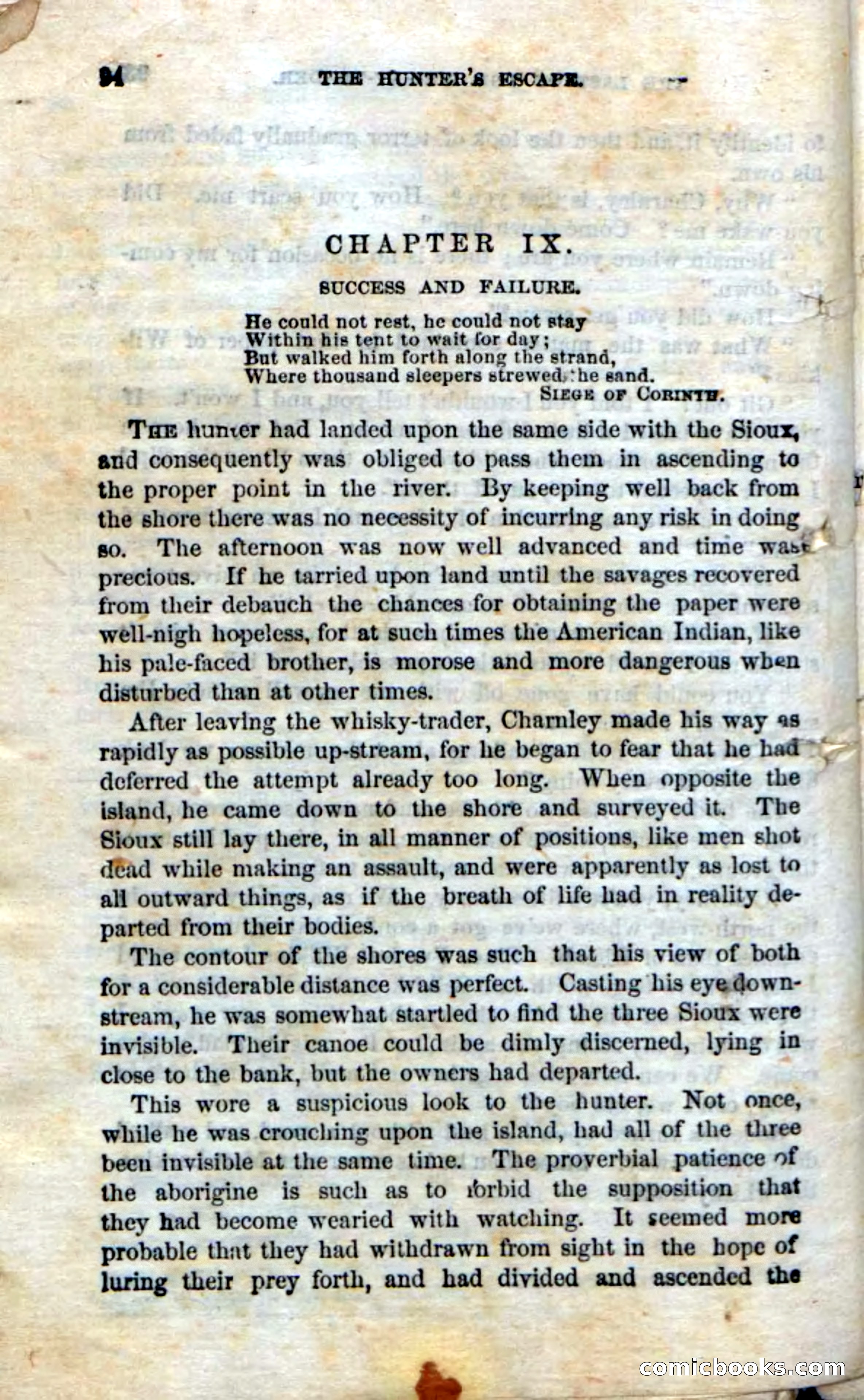 Beadle's Dime Novels No. 75: The Hunter's Escape — page 92 of 98