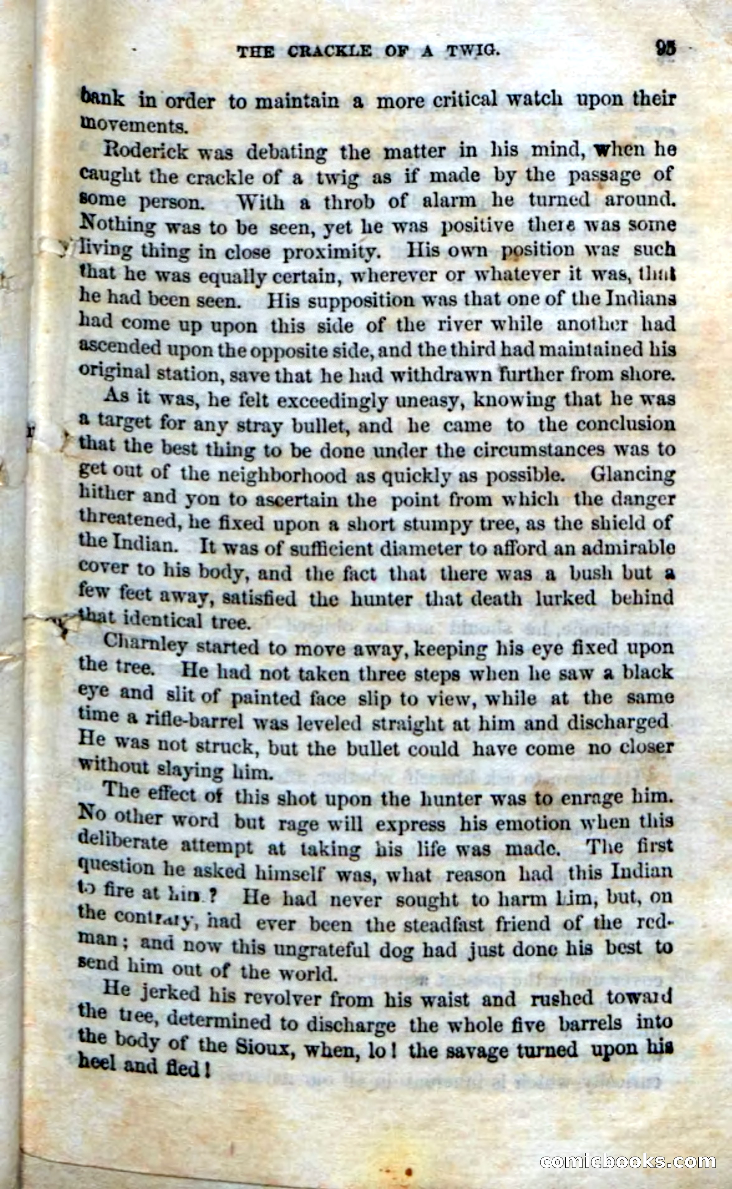 Beadle's Dime Novels No. 75: The Hunter's Escape — page 93 of 98