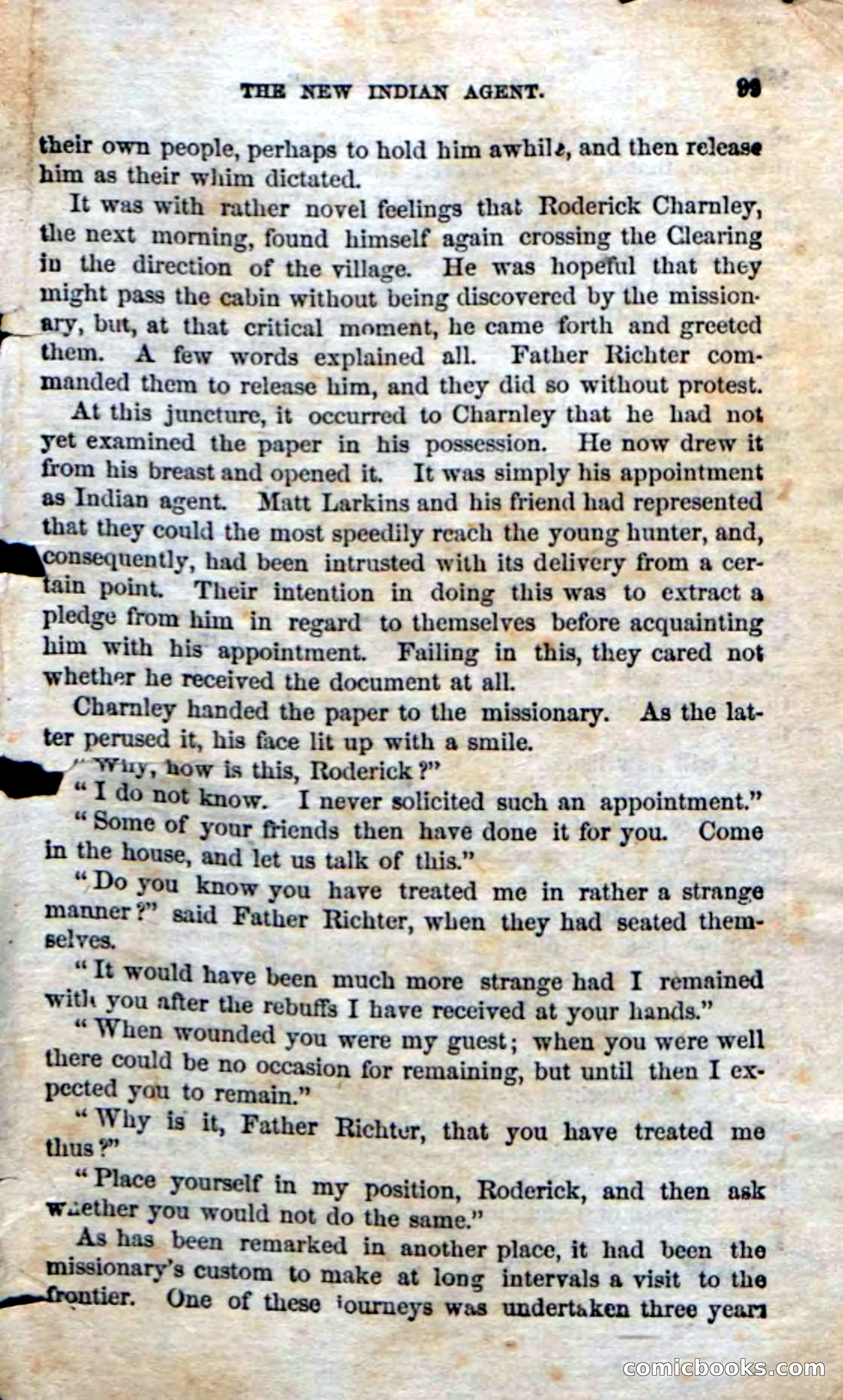 Beadle's Dime Novels No. 75: The Hunter's Escape — page 97 of 98