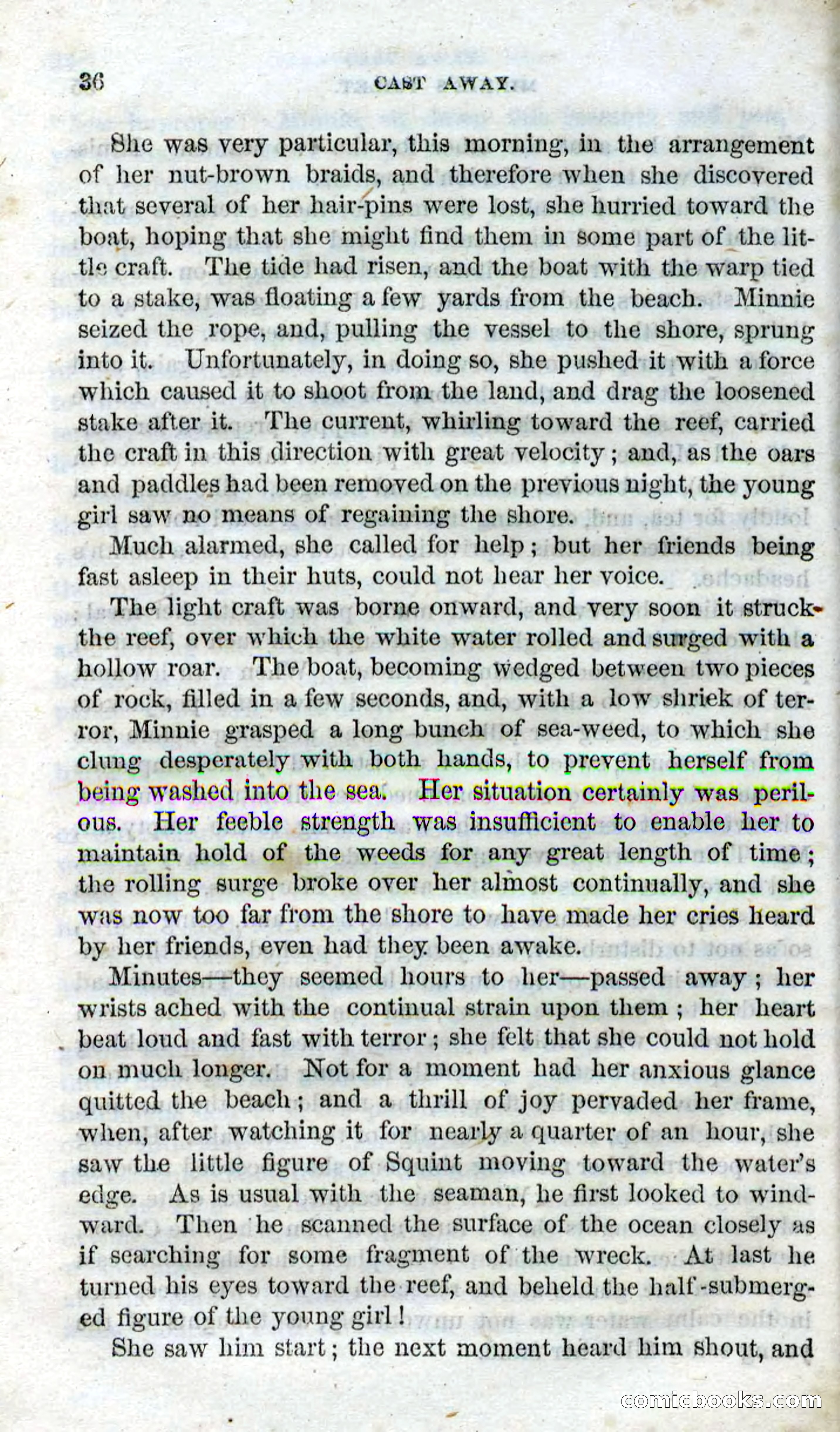 Beadle's Dime Novels No. 90: Cast Away — page 34 of 100
