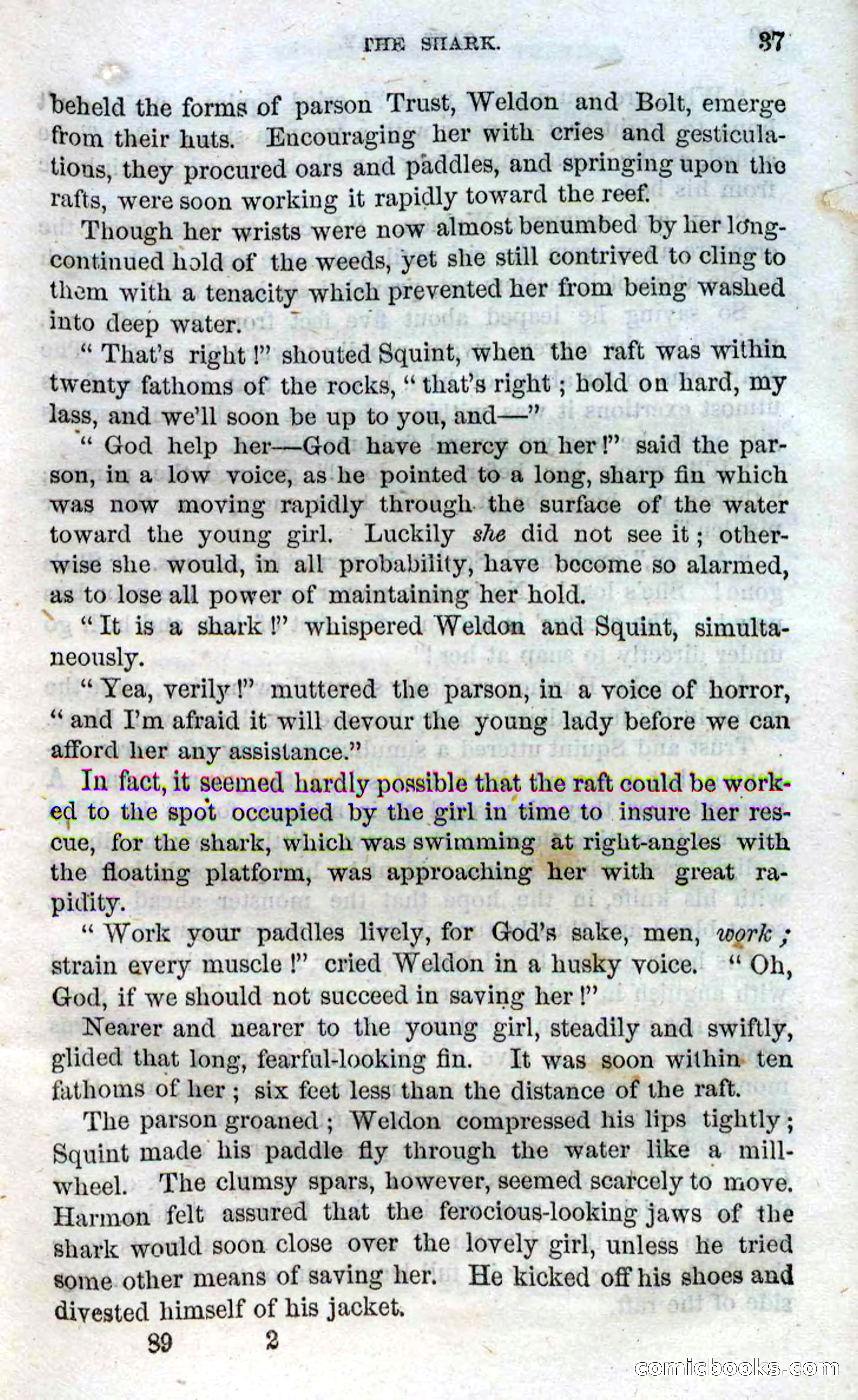 Beadle's Dime Novels No. 90: Cast Away — page 35 of 100