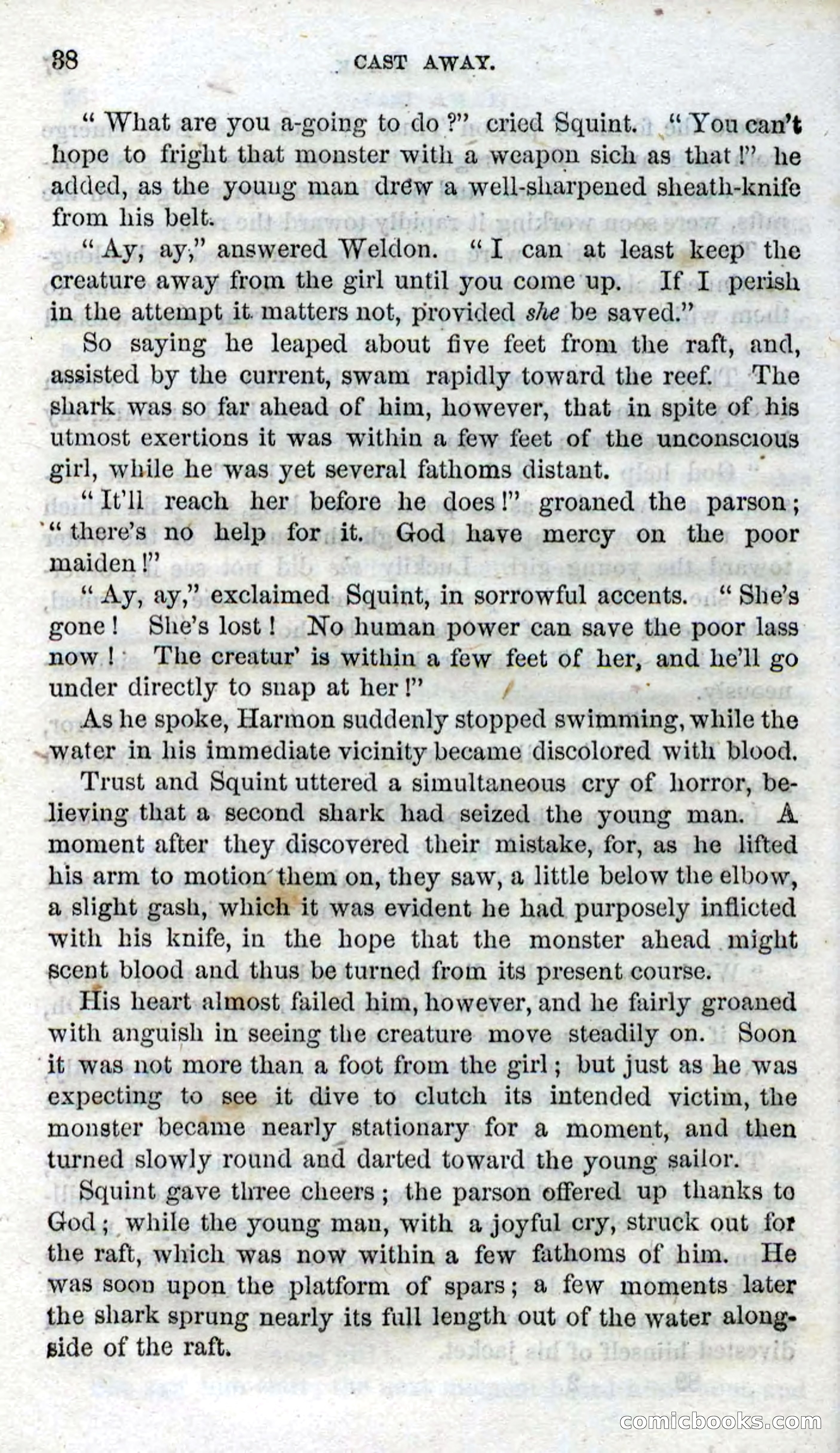 Beadle's Dime Novels No. 90: Cast Away — page 36 of 100