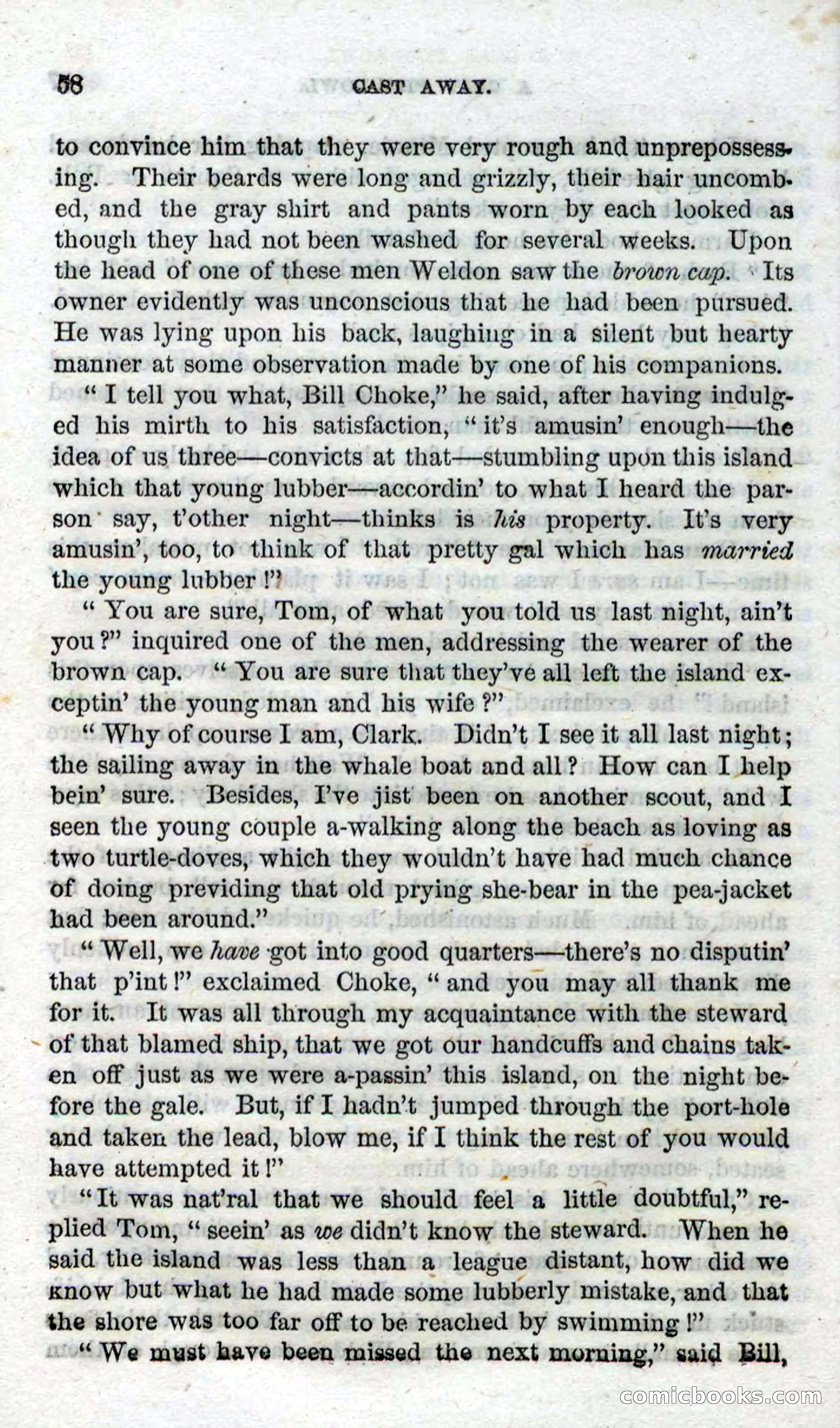 Beadle's Dime Novels No. 90: Cast Away — page 56 of 100