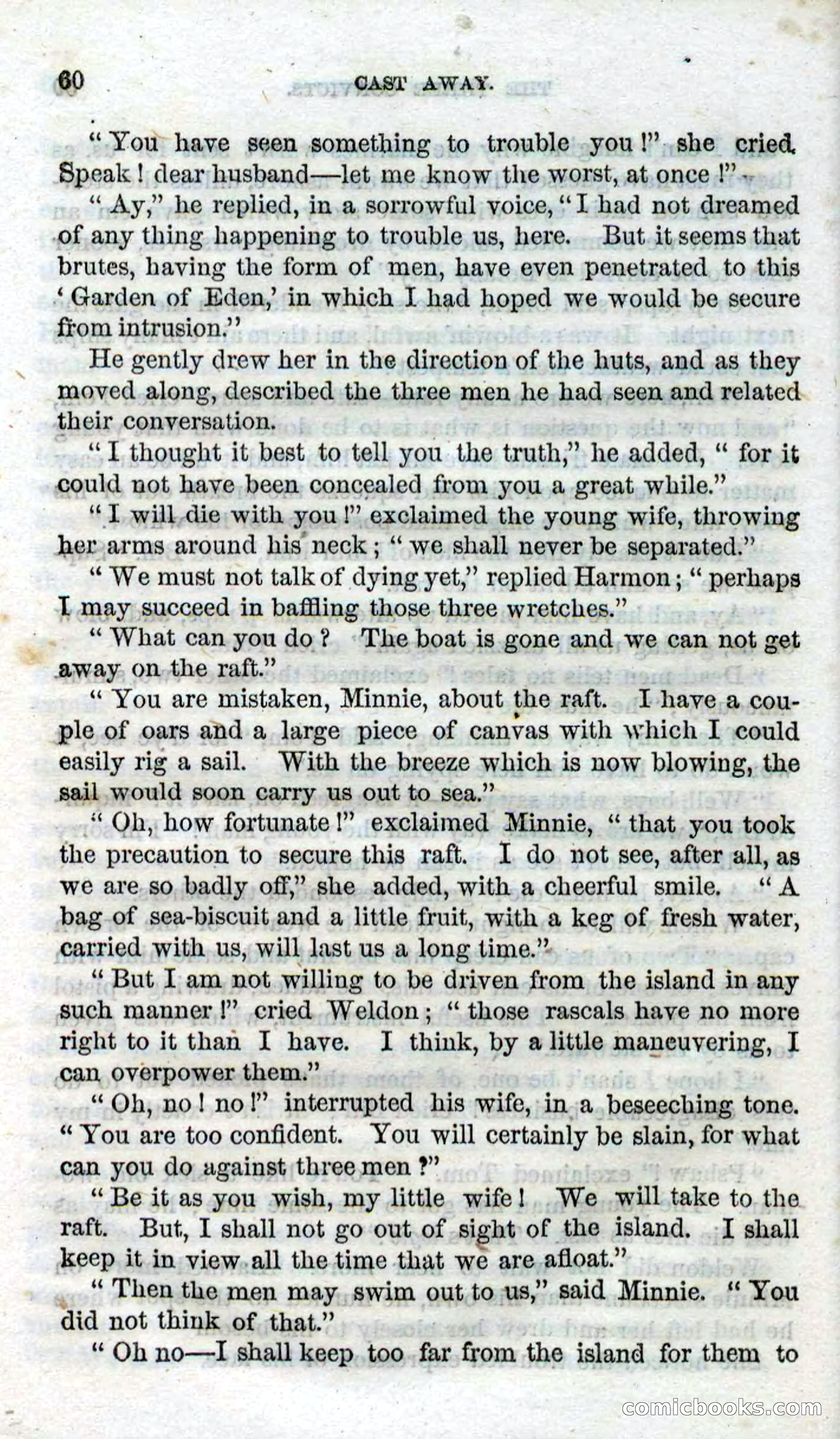 Beadle's Dime Novels No. 90: Cast Away — page 58 of 100