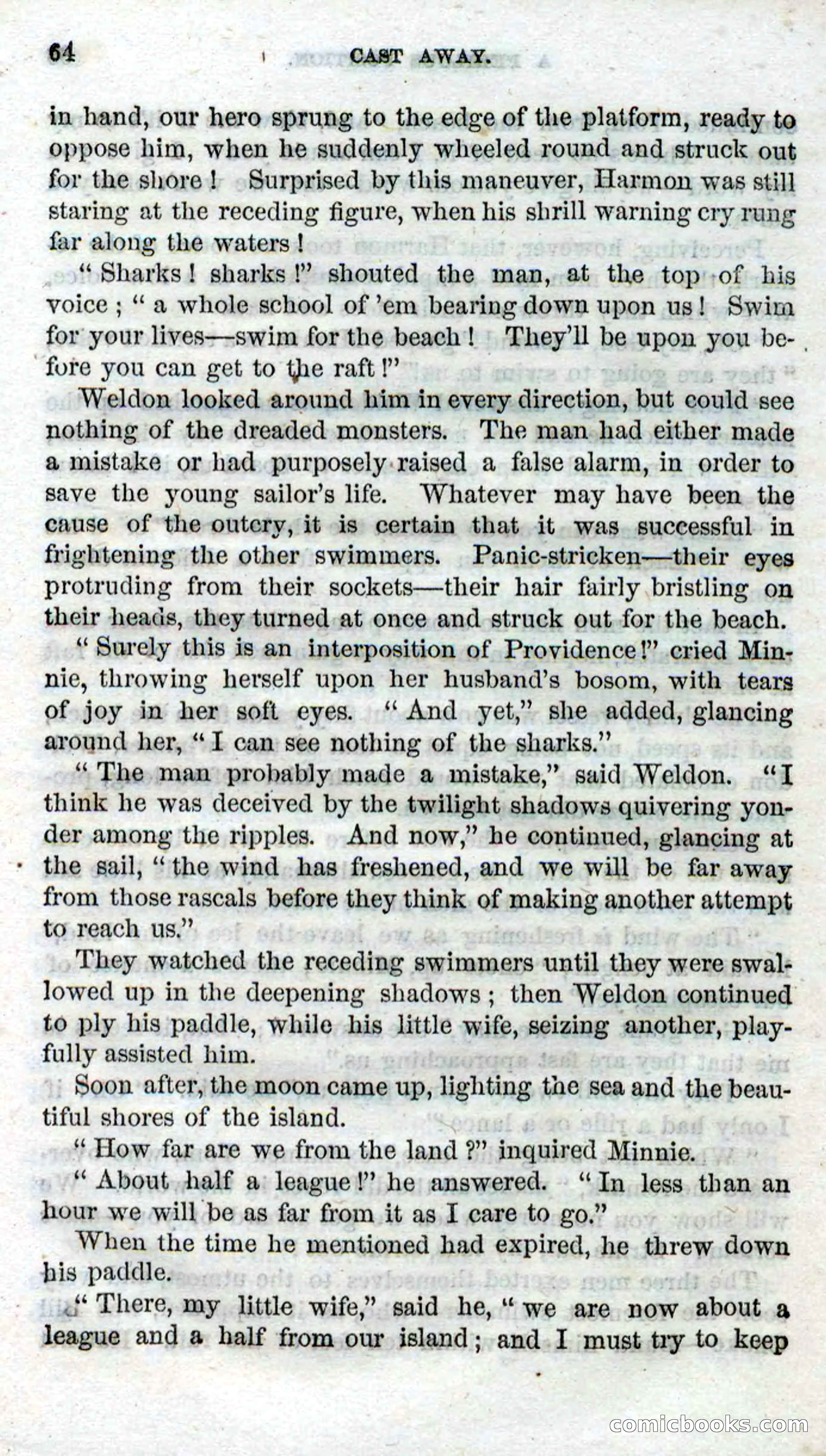 Beadle's Dime Novels No. 90: Cast Away — page 62 of 100