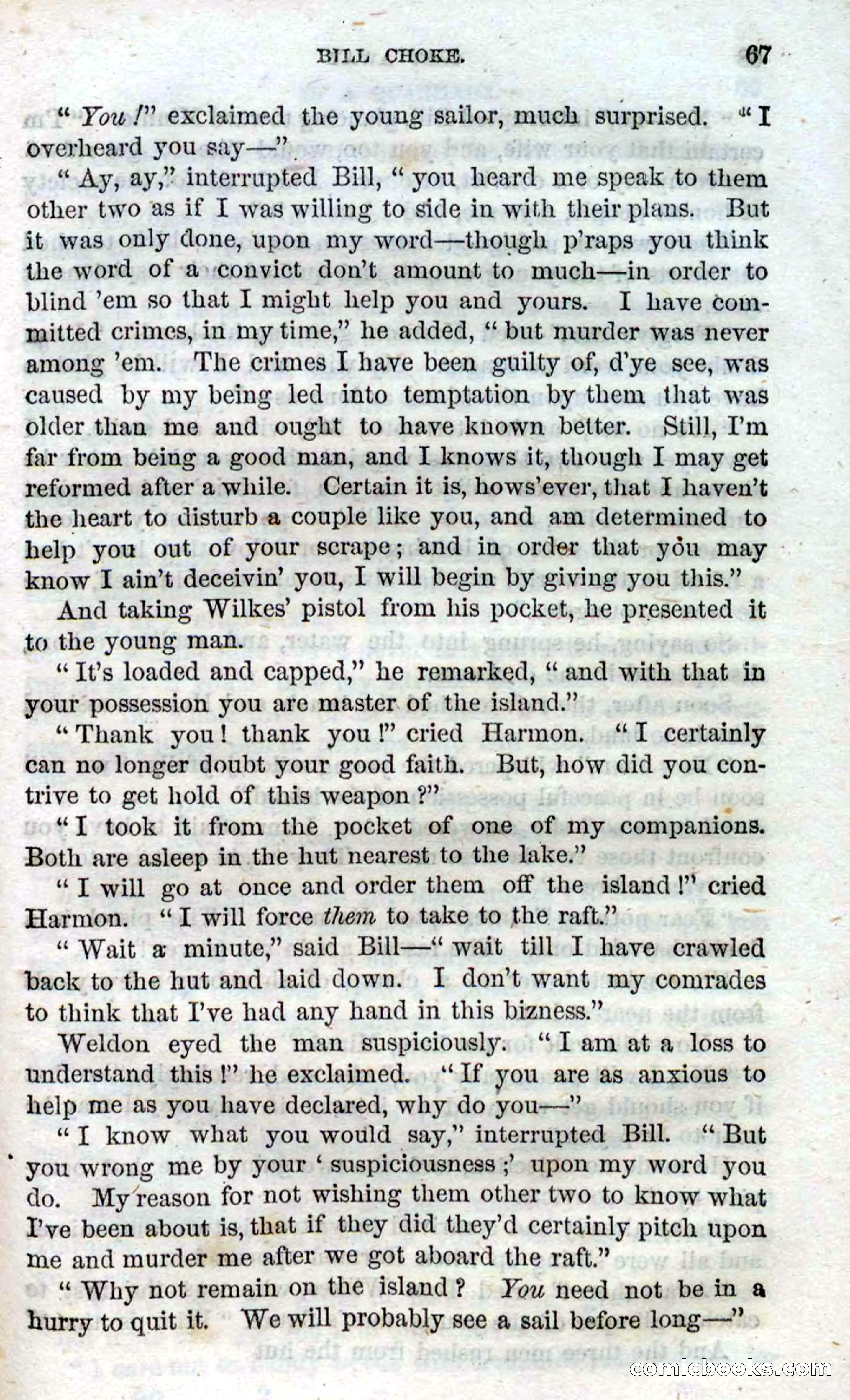 Beadle's Dime Novels No. 90: Cast Away — page 65 of 100