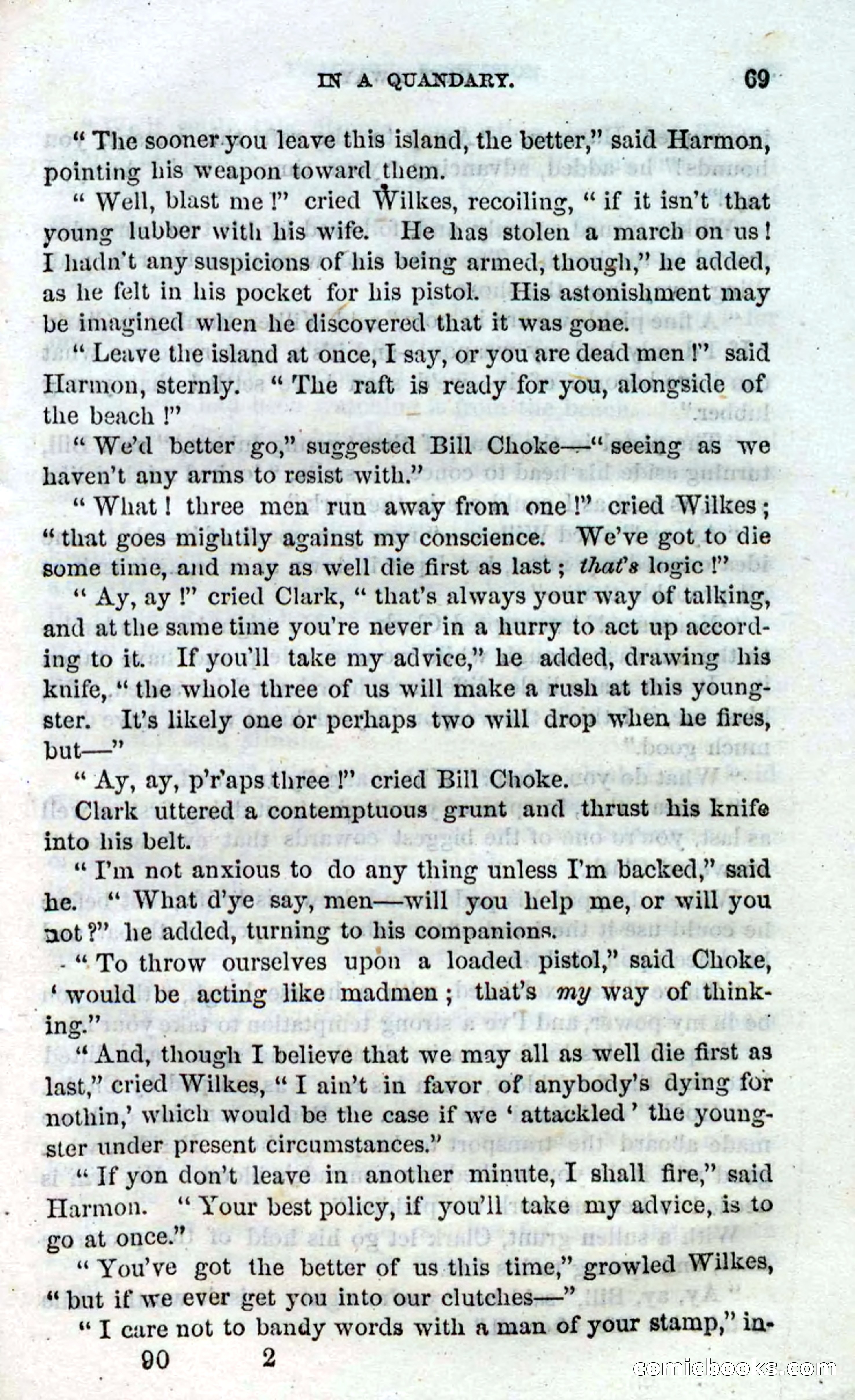 Beadle's Dime Novels No. 90: Cast Away — page 67 of 100