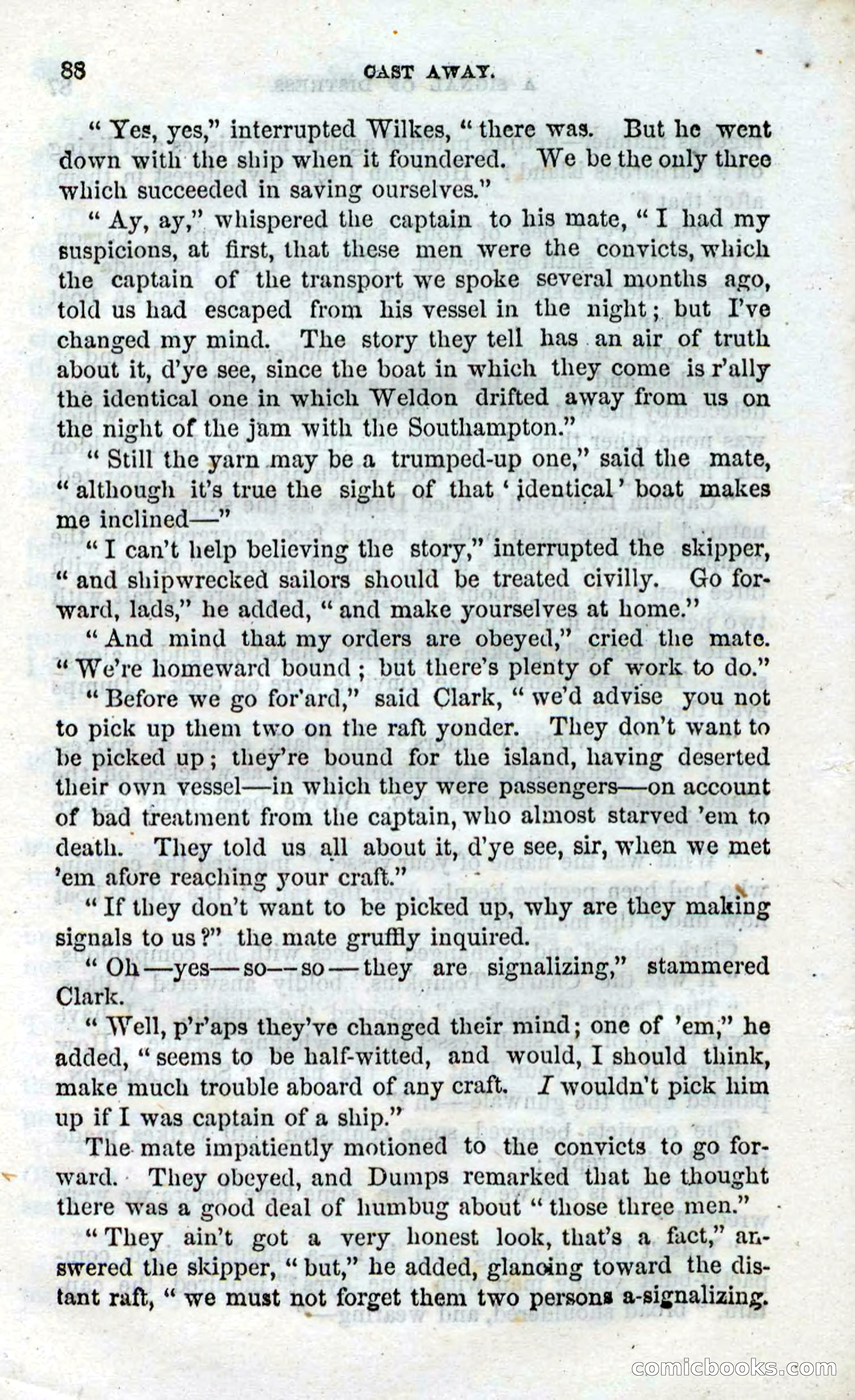 Beadle's Dime Novels No. 90: Cast Away — page 86 of 100
