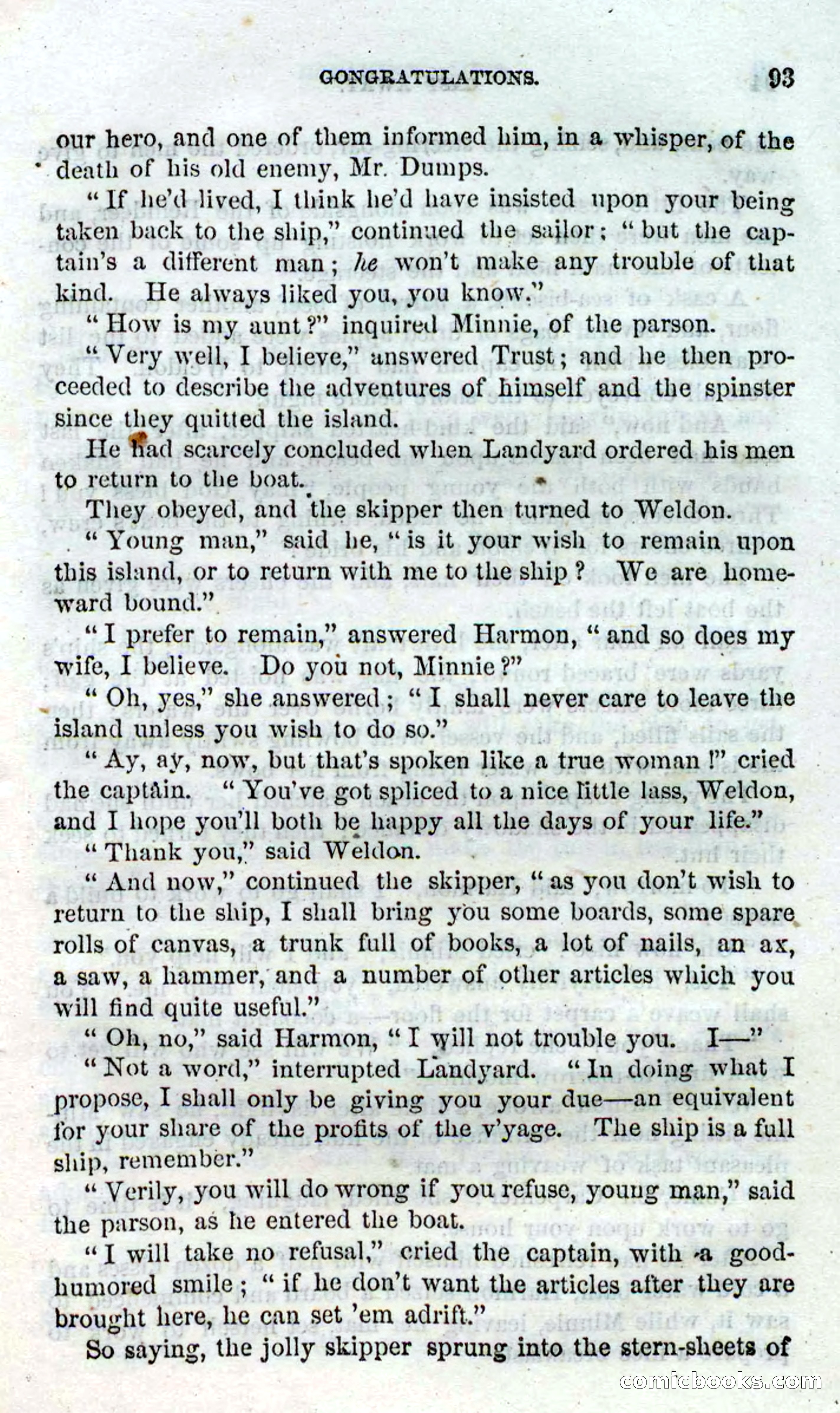 Beadle's Dime Novels No. 90: Cast Away — page 91 of 100