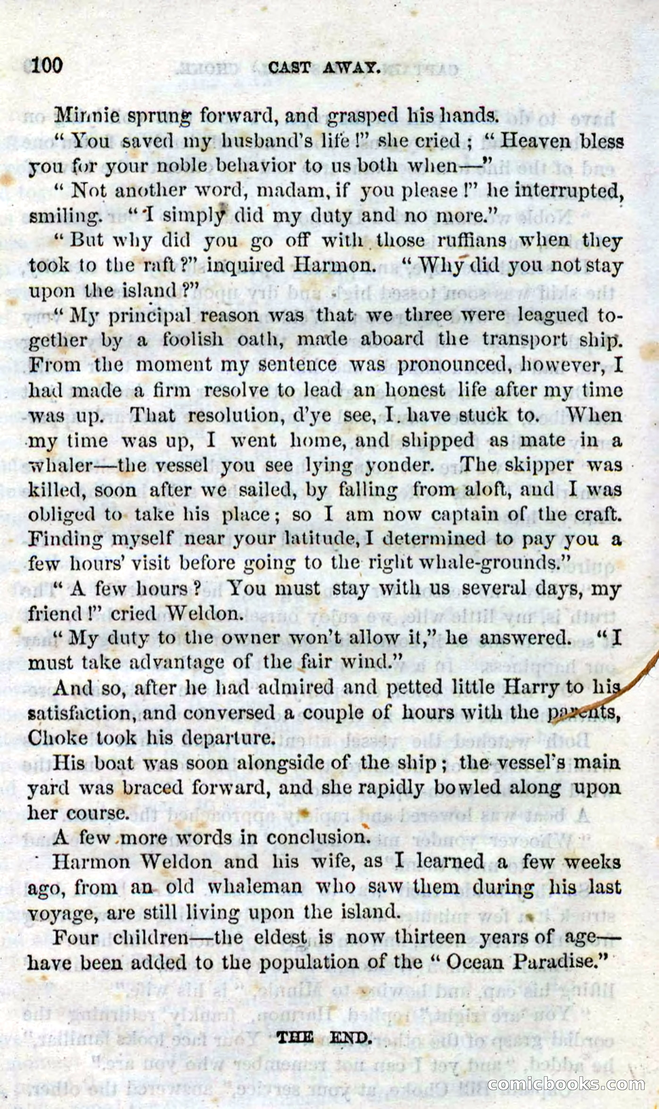 Beadle's Dime Novels No. 90: Cast Away — page 98 of 100