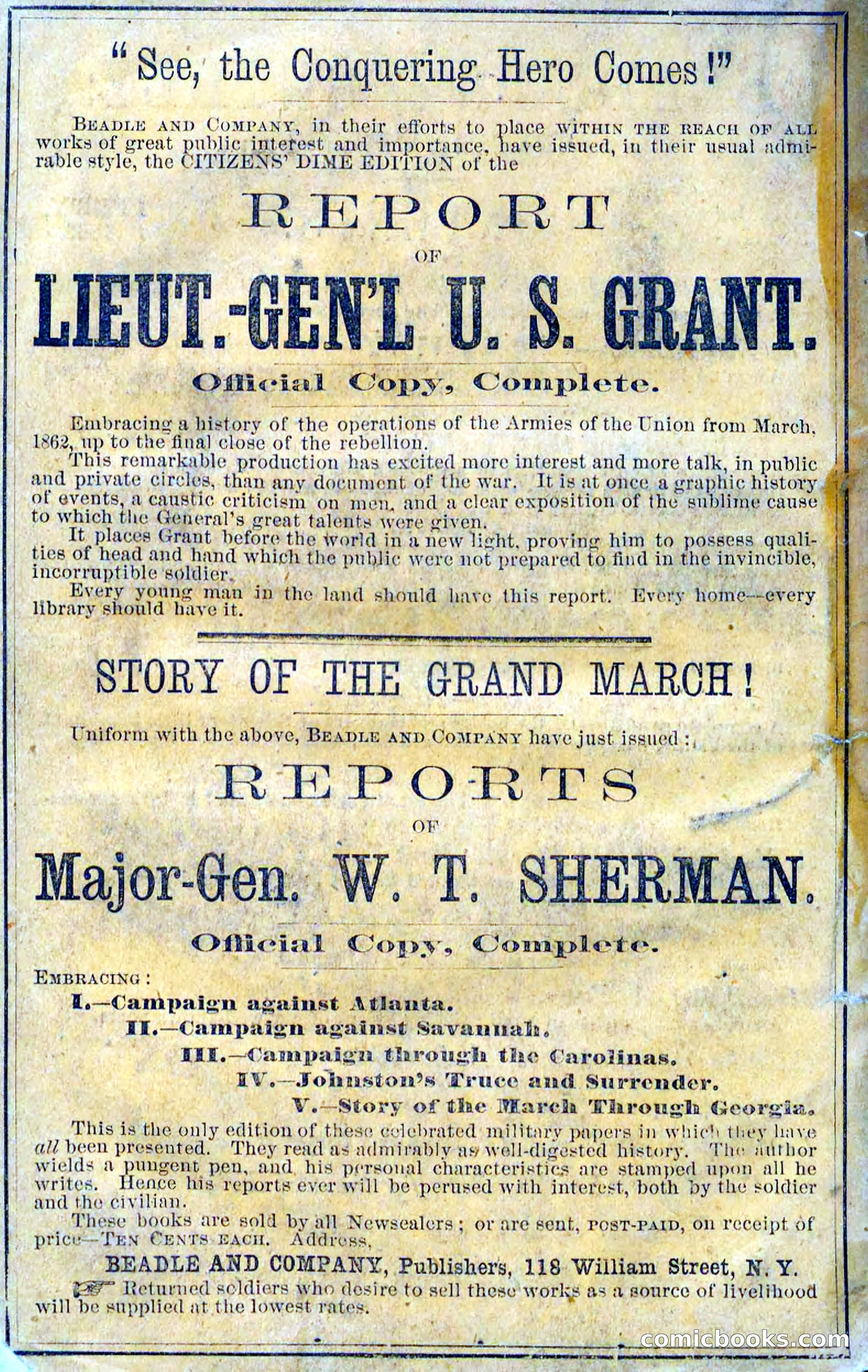 Beadle's Dime Novels No. 90: Cast Away — page 100 of 100