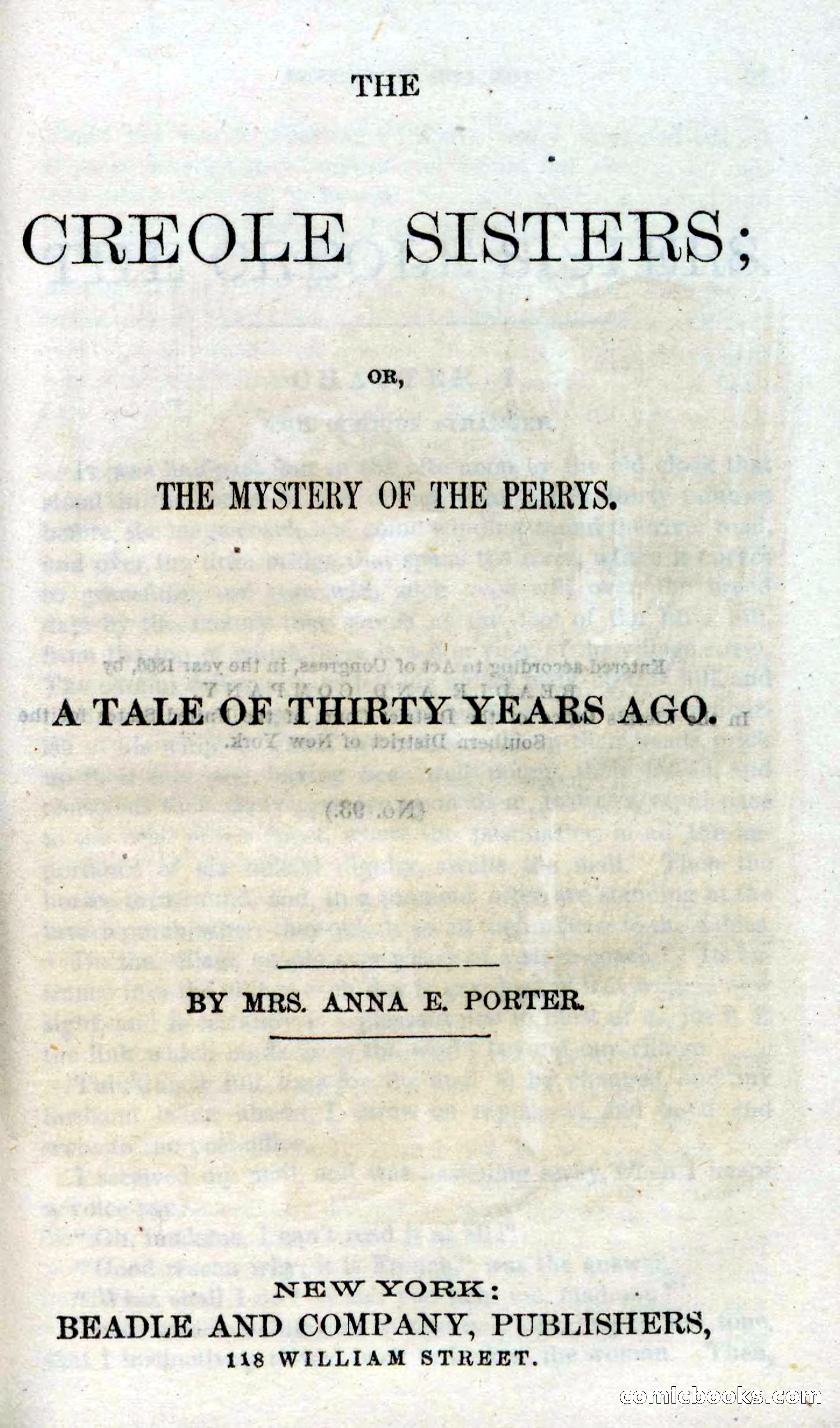 Beadle's Dime Novels No. 93: The Creole Sisters — page 5 of 100