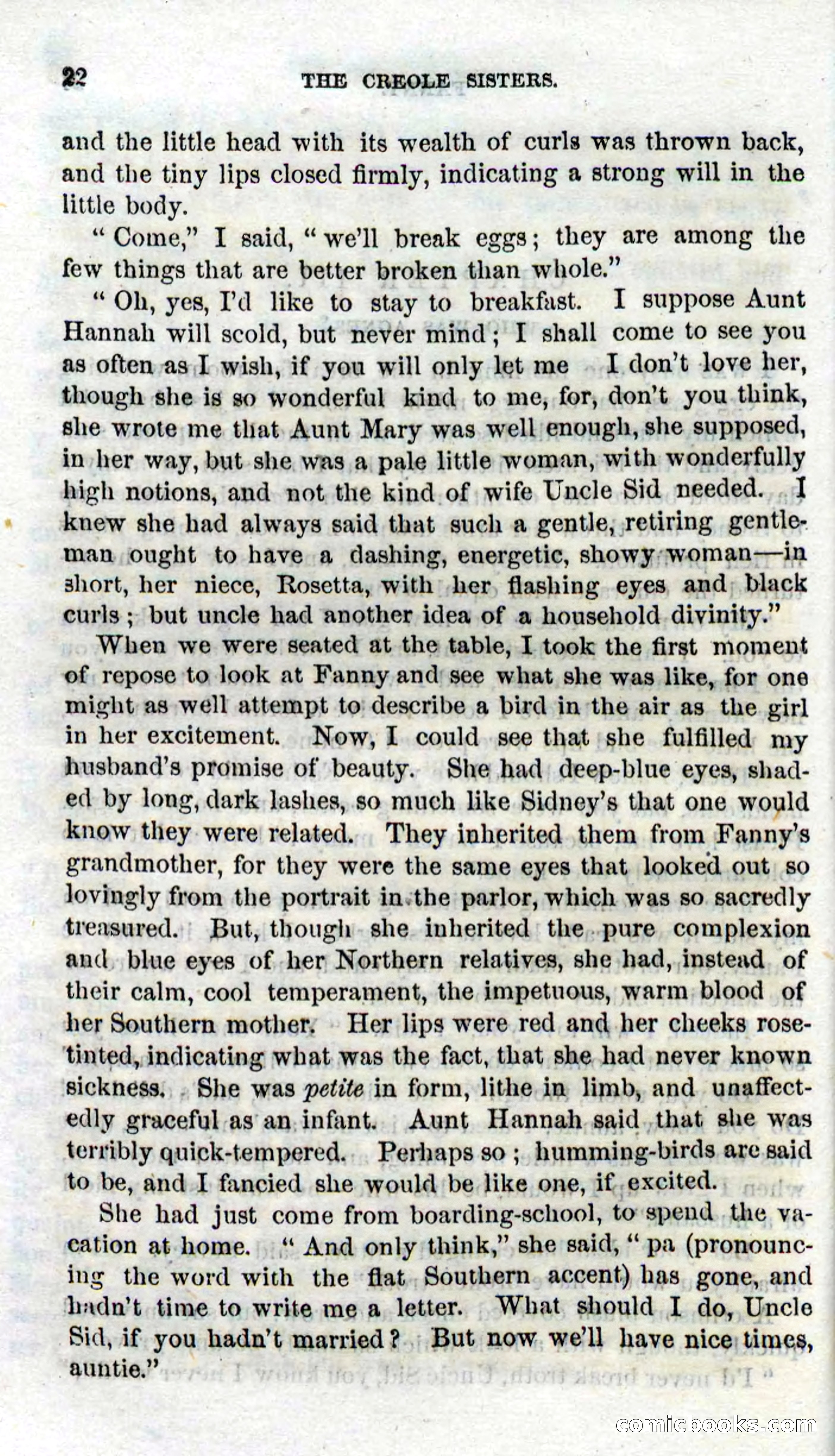 Beadle's Dime Novels No. 93: The Creole Sisters — page 20 of 100