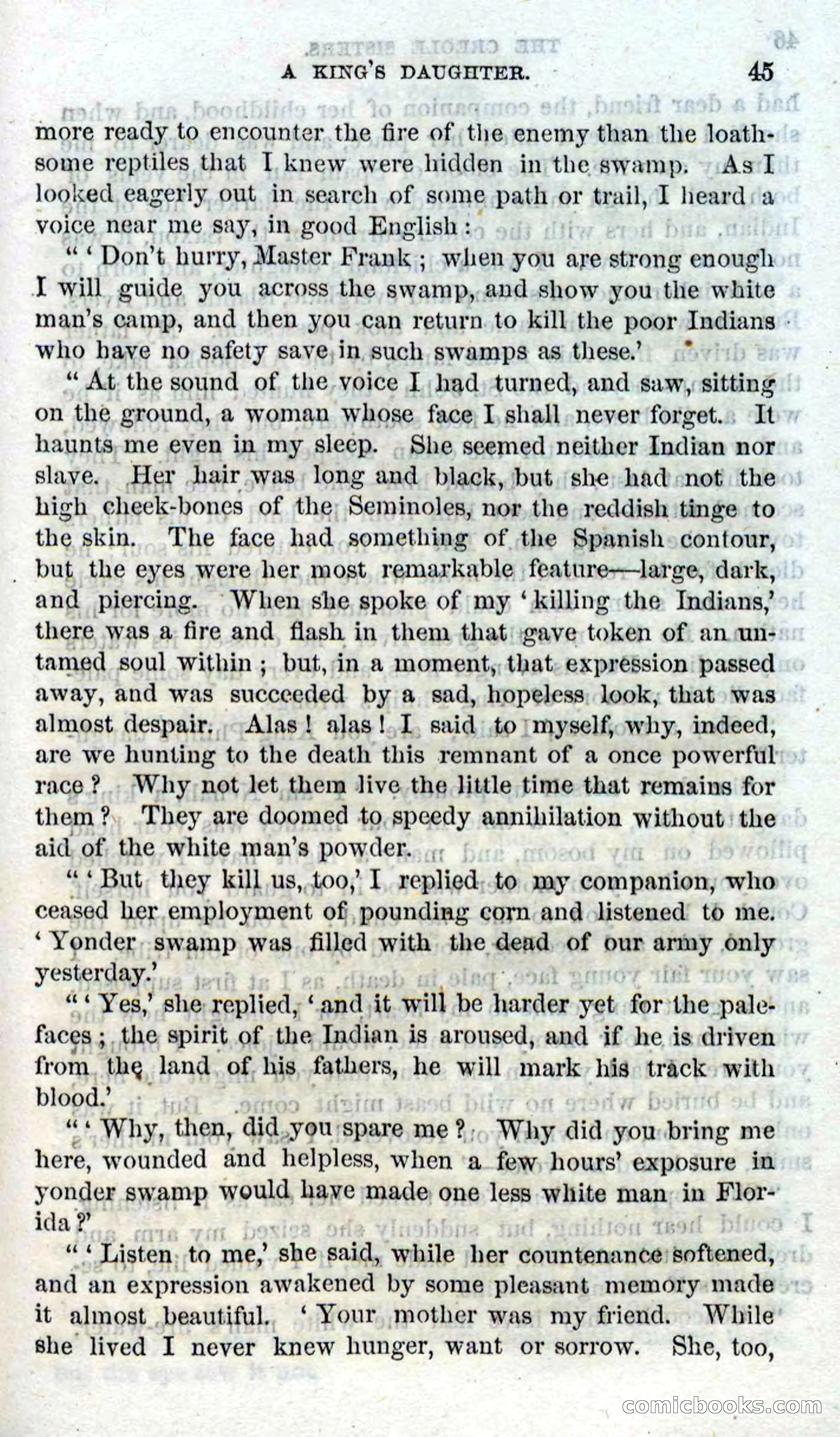 Beadle's Dime Novels No. 93: The Creole Sisters — page 43 of 100