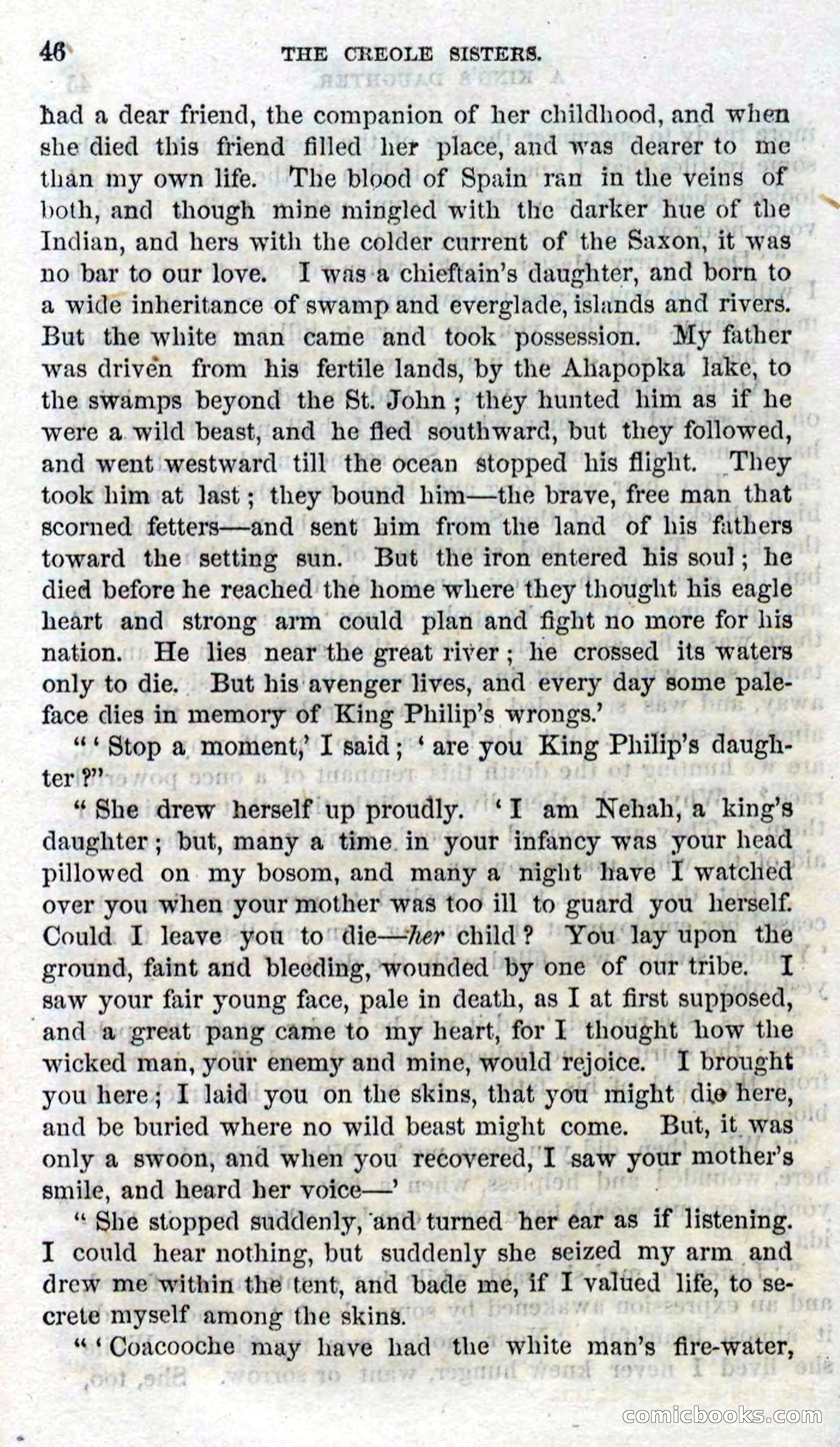 Beadle's Dime Novels No. 93: The Creole Sisters — page 44 of 100