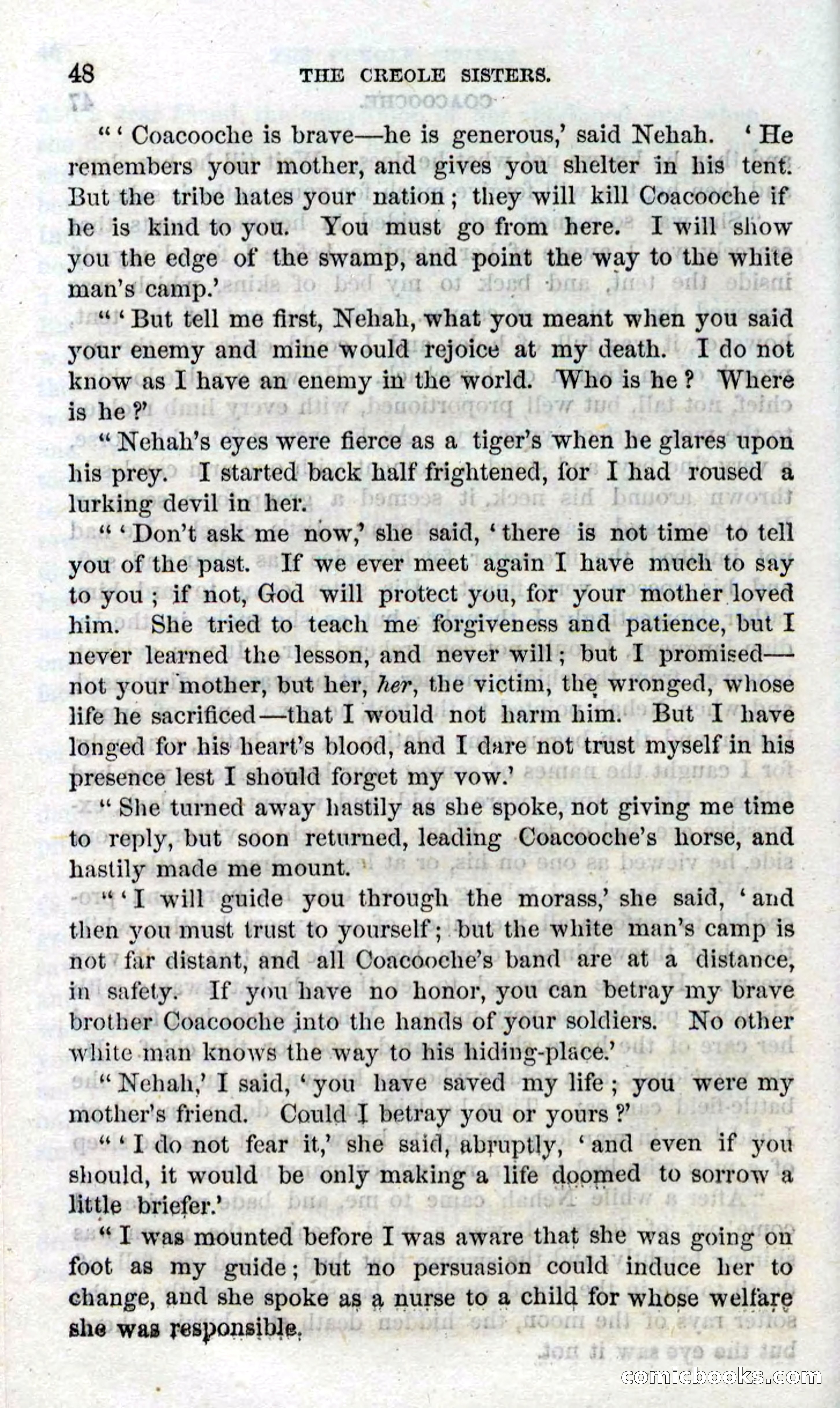 Beadle's Dime Novels No. 93: The Creole Sisters — page 46 of 100