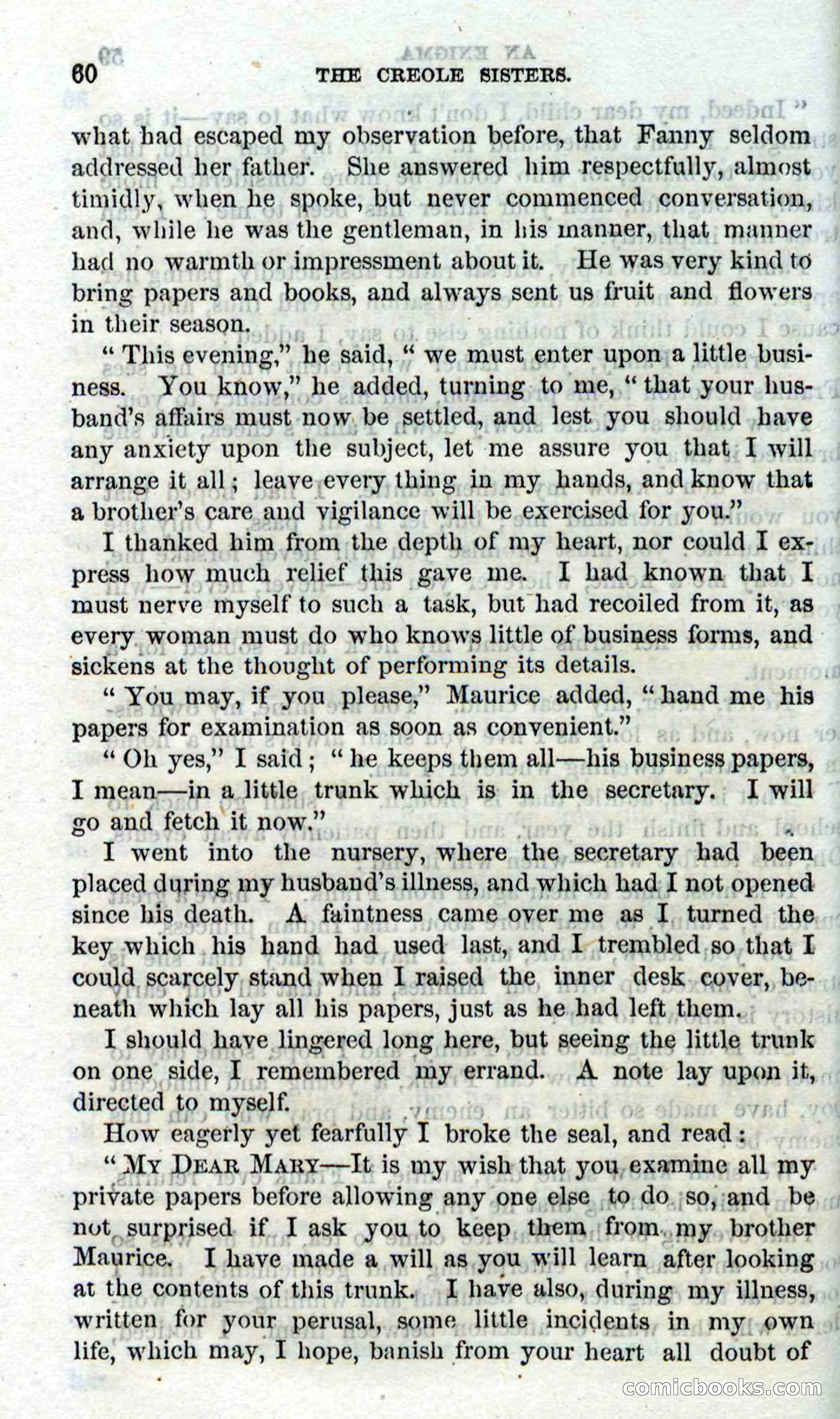 Beadle's Dime Novels No. 93: The Creole Sisters — page 58 of 100