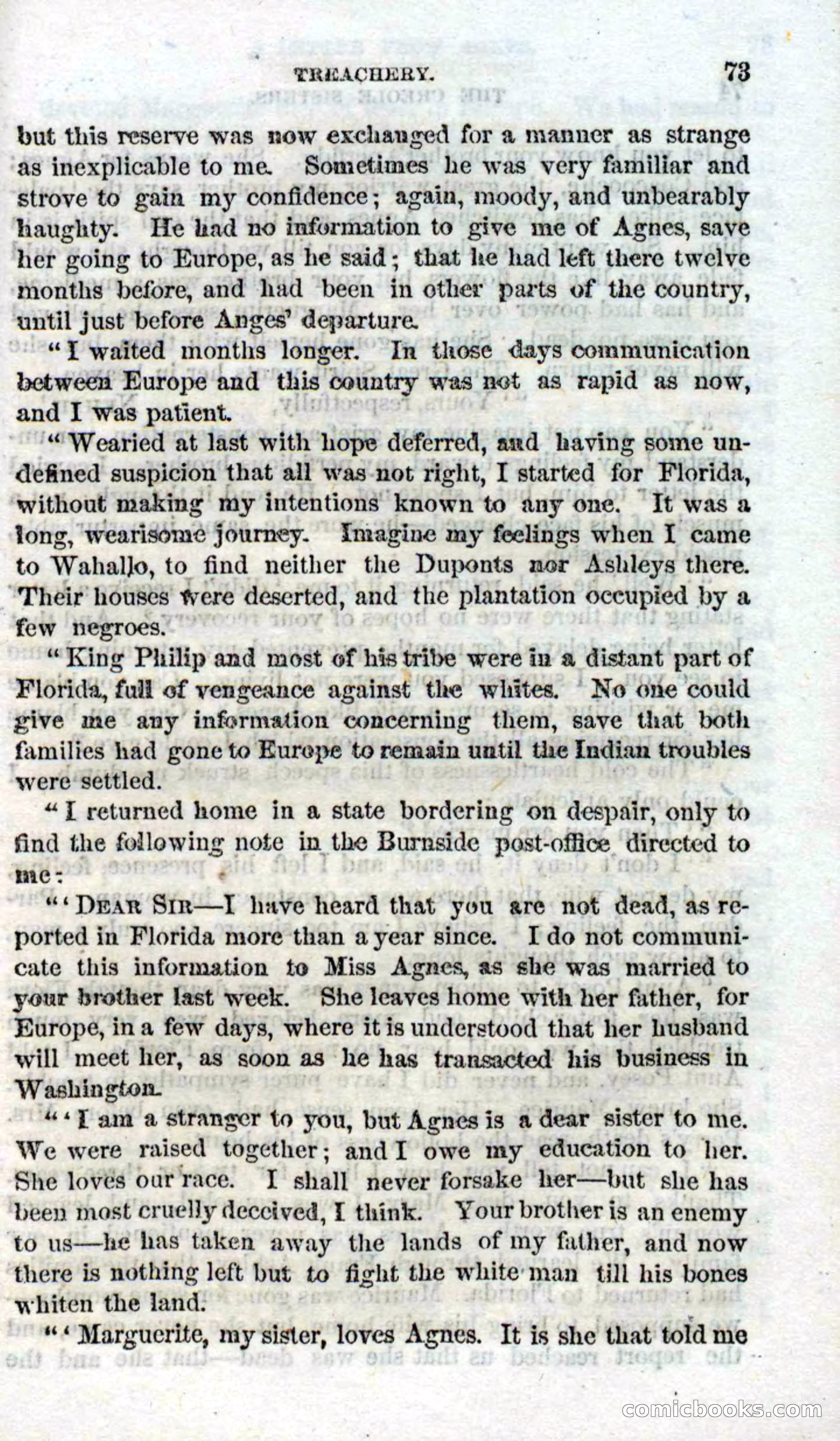 Beadle's Dime Novels No. 93: The Creole Sisters — page 71 of 100