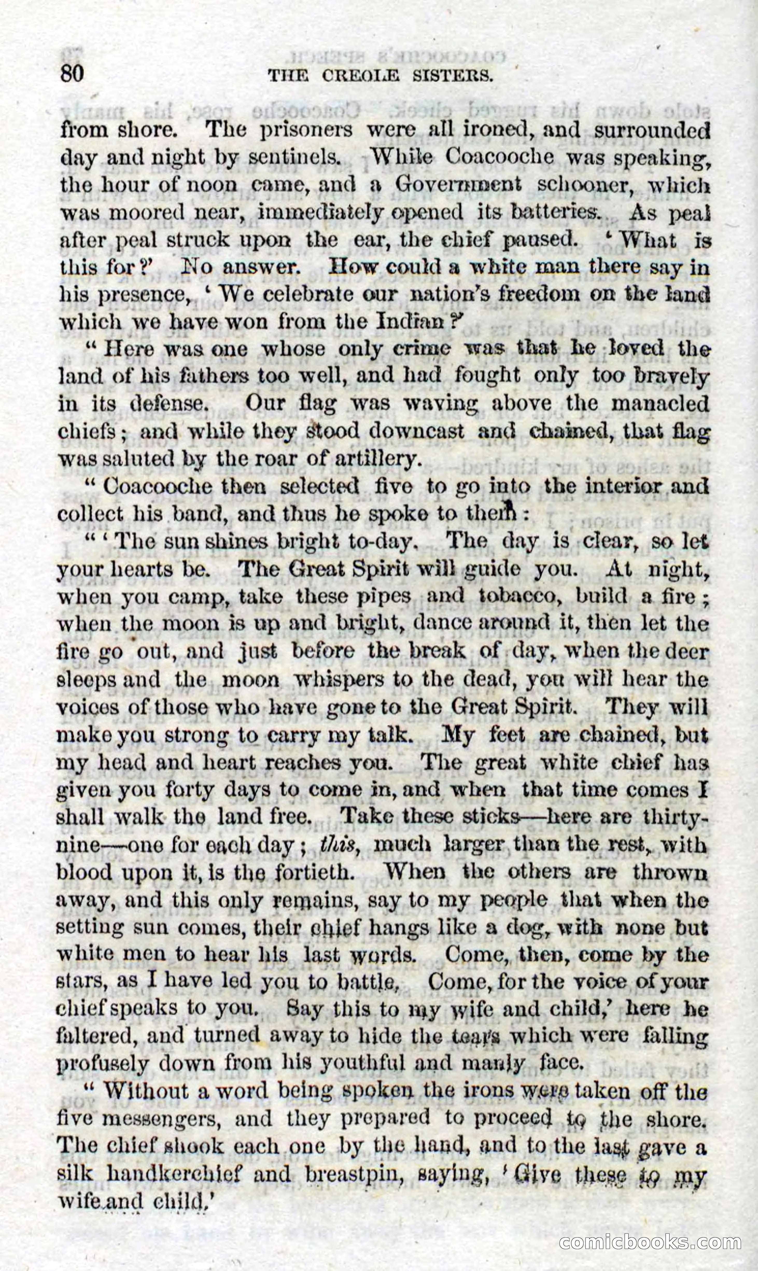 Beadle's Dime Novels No. 93: The Creole Sisters — page 78 of 100