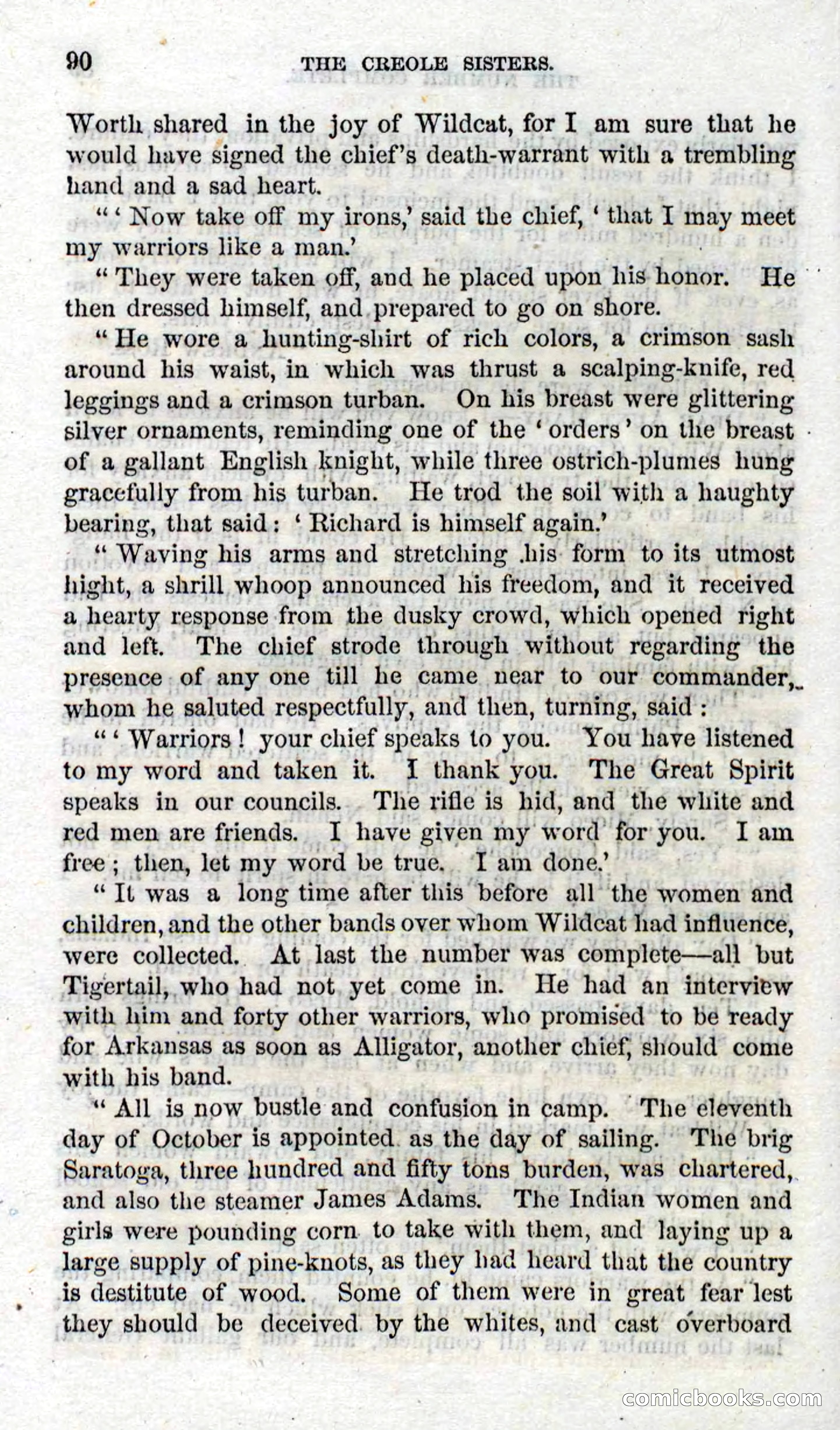 Beadle's Dime Novels No. 93: The Creole Sisters — page 88 of 100