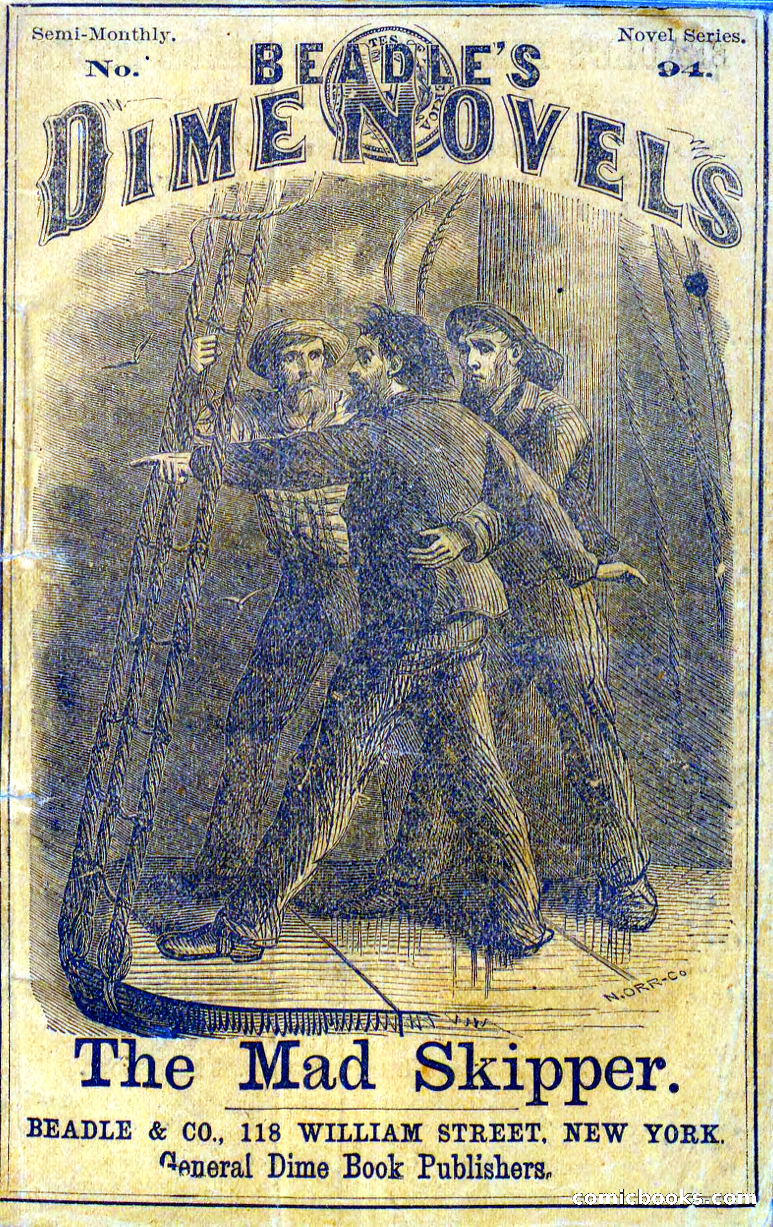 Beadle's Dime Novels No. 94: The Mad Skipper — page 1 of 100
