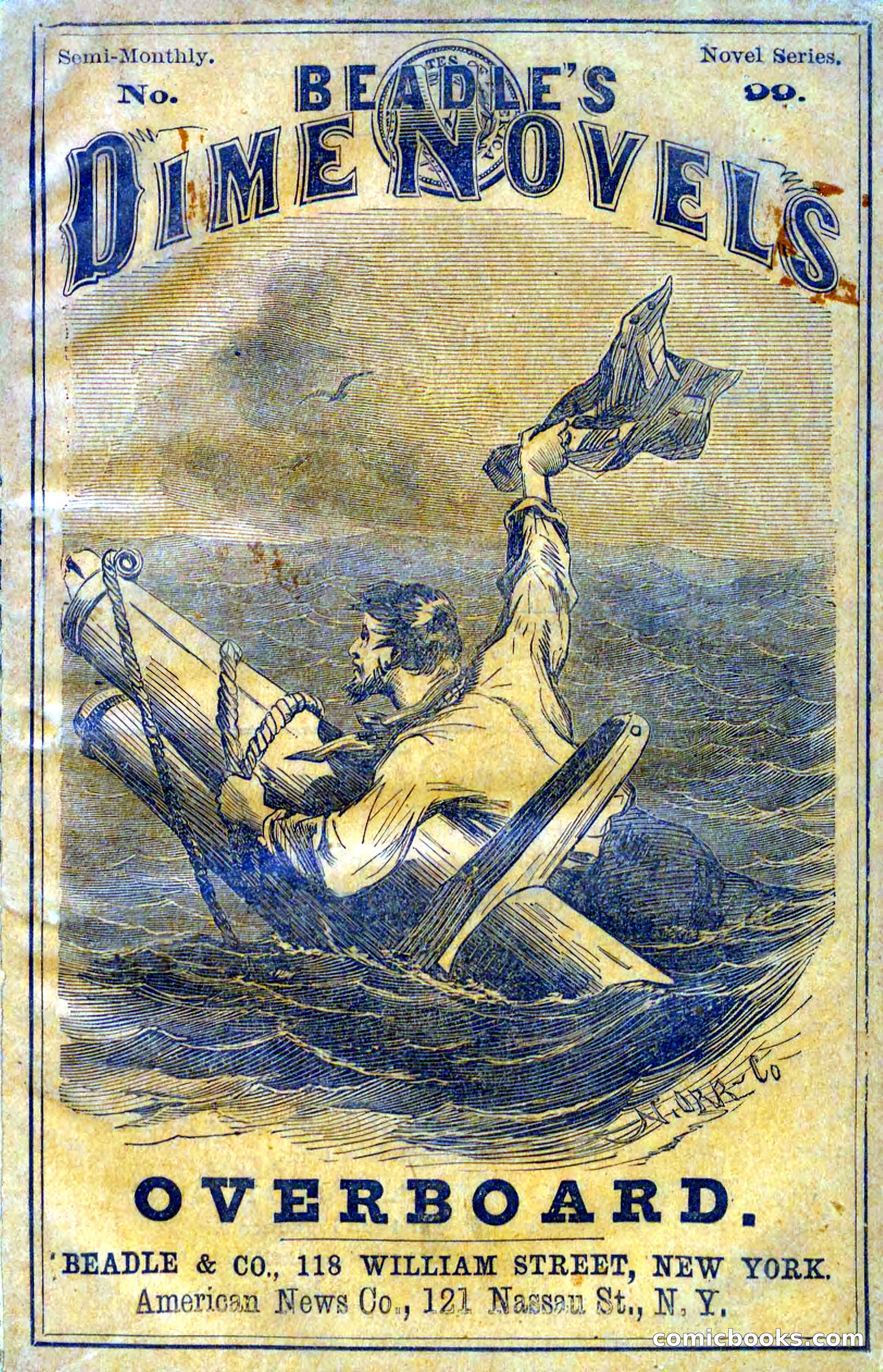 Beadle's Dime Novels No. 99: Overboard