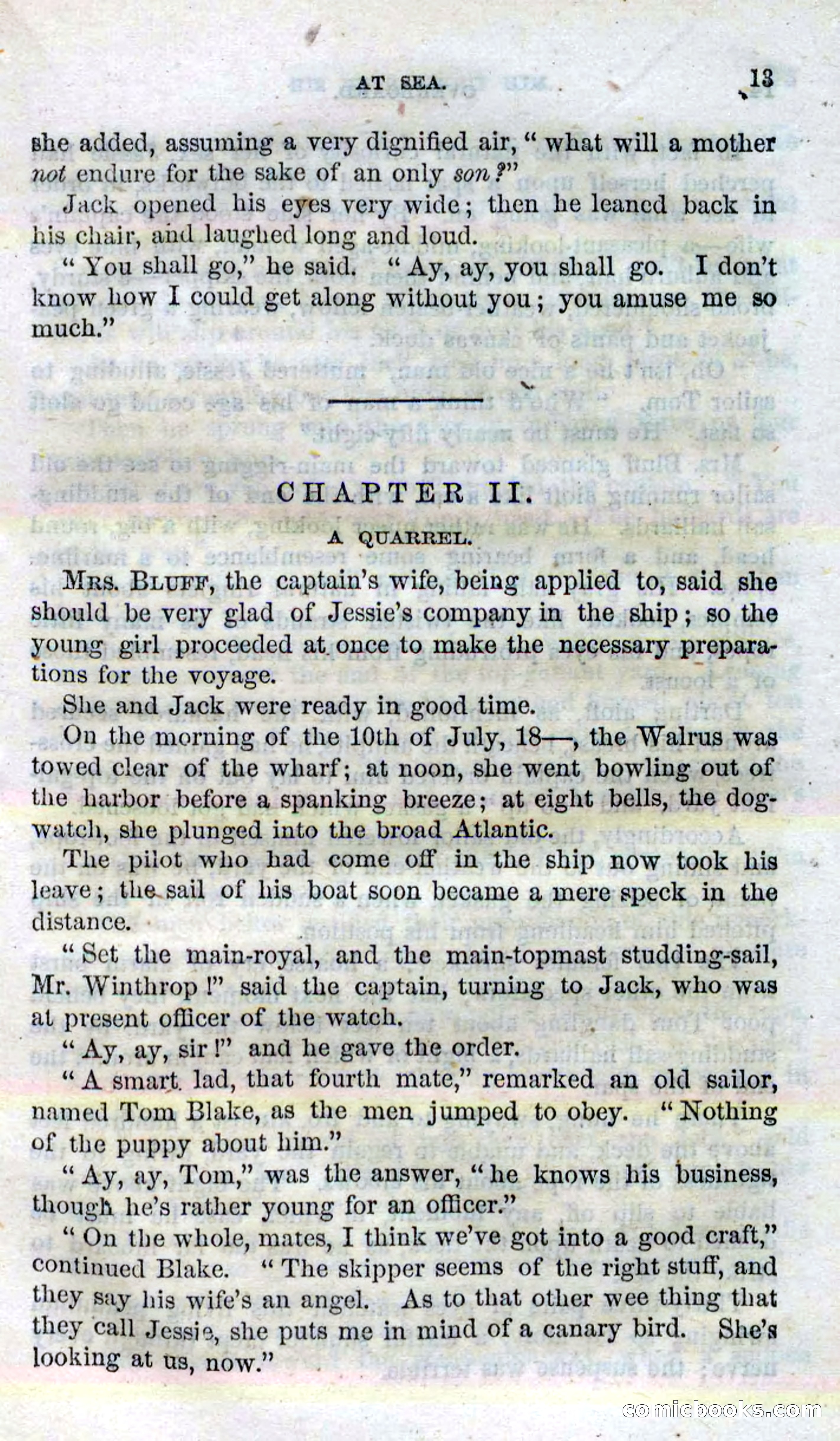Beadle's Dime Novels No. 99: Overboard — page 11 of 100