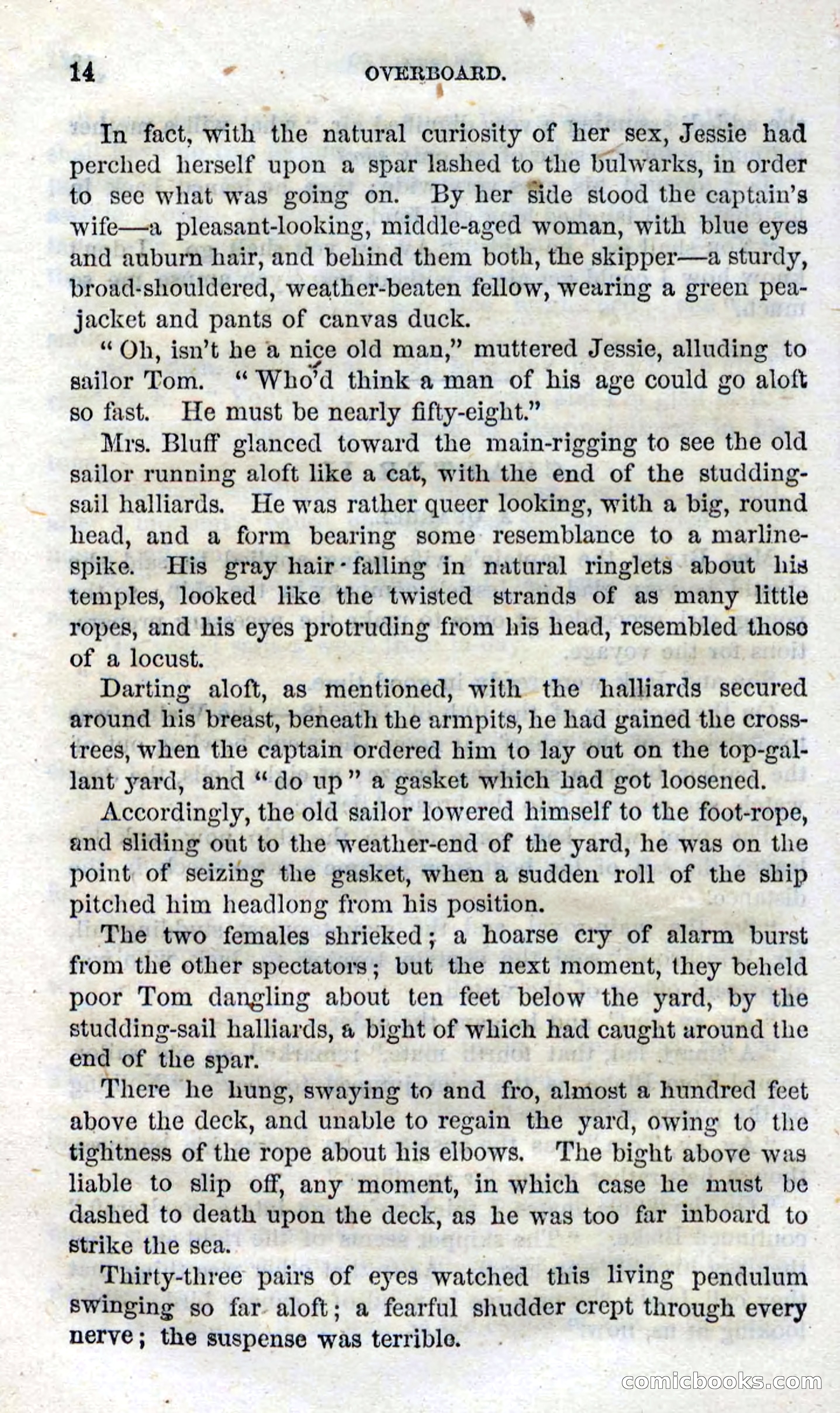 Beadle's Dime Novels No. 99: Overboard — page 12 of 100
